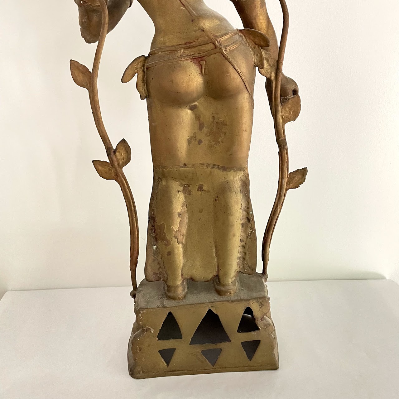 Brass Large Hindu Goddess Statue