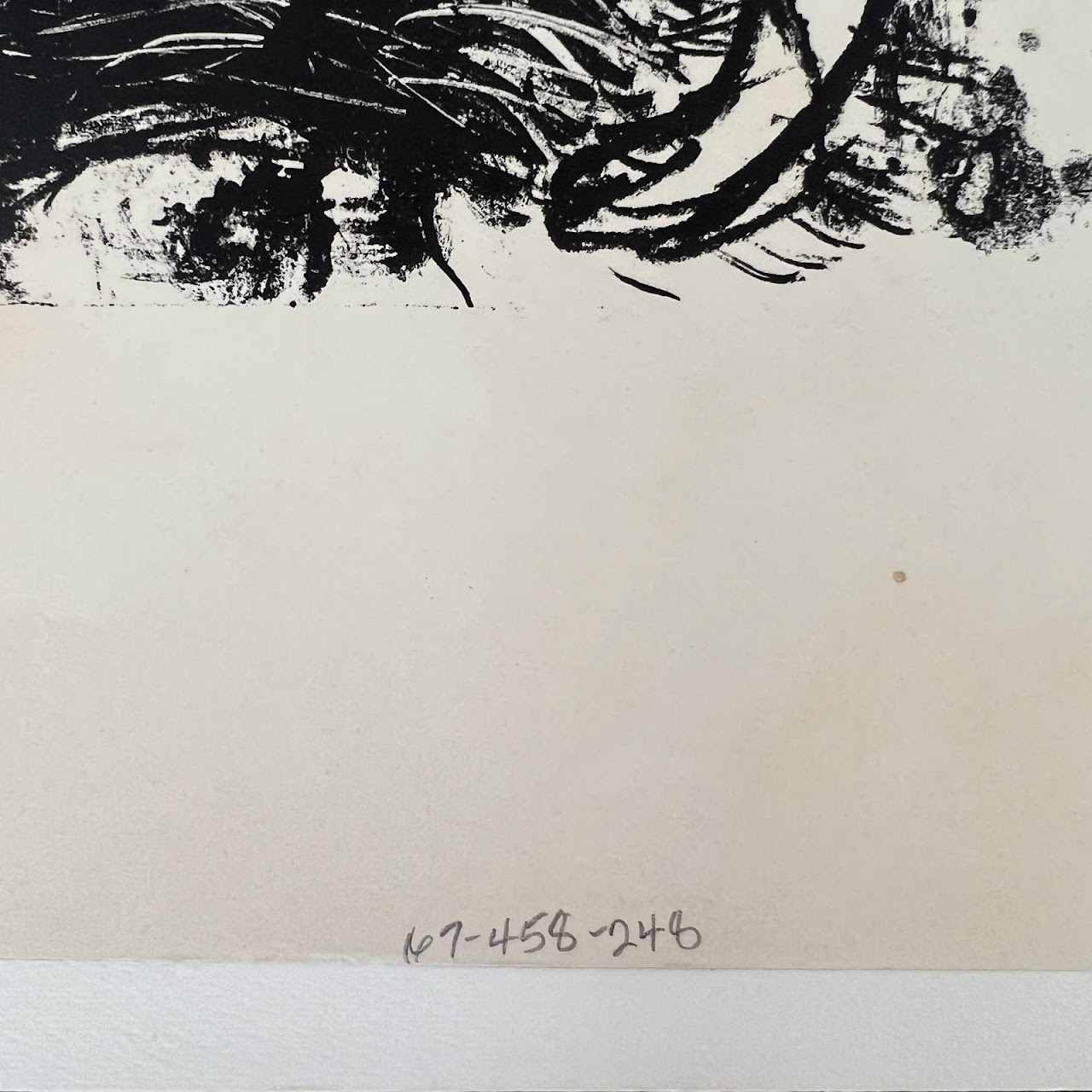 Marc Chagall 'Ruth at the Feet of Boaz' Lithograph Bookplate