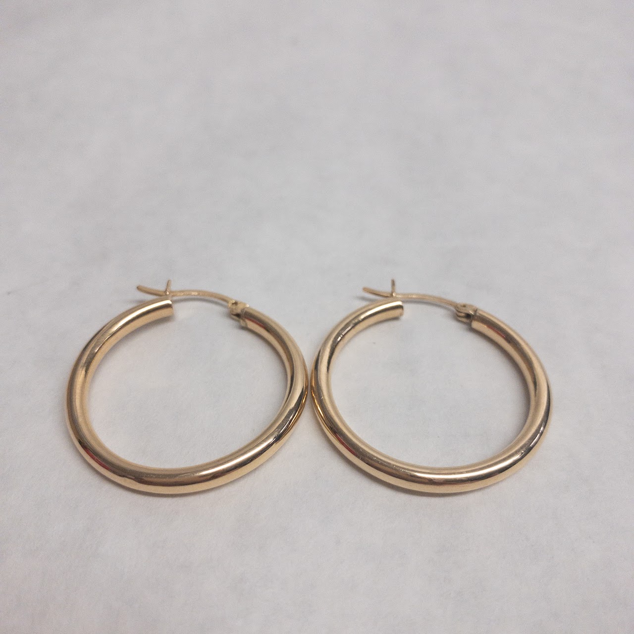 14K Gold Hoop Earrings