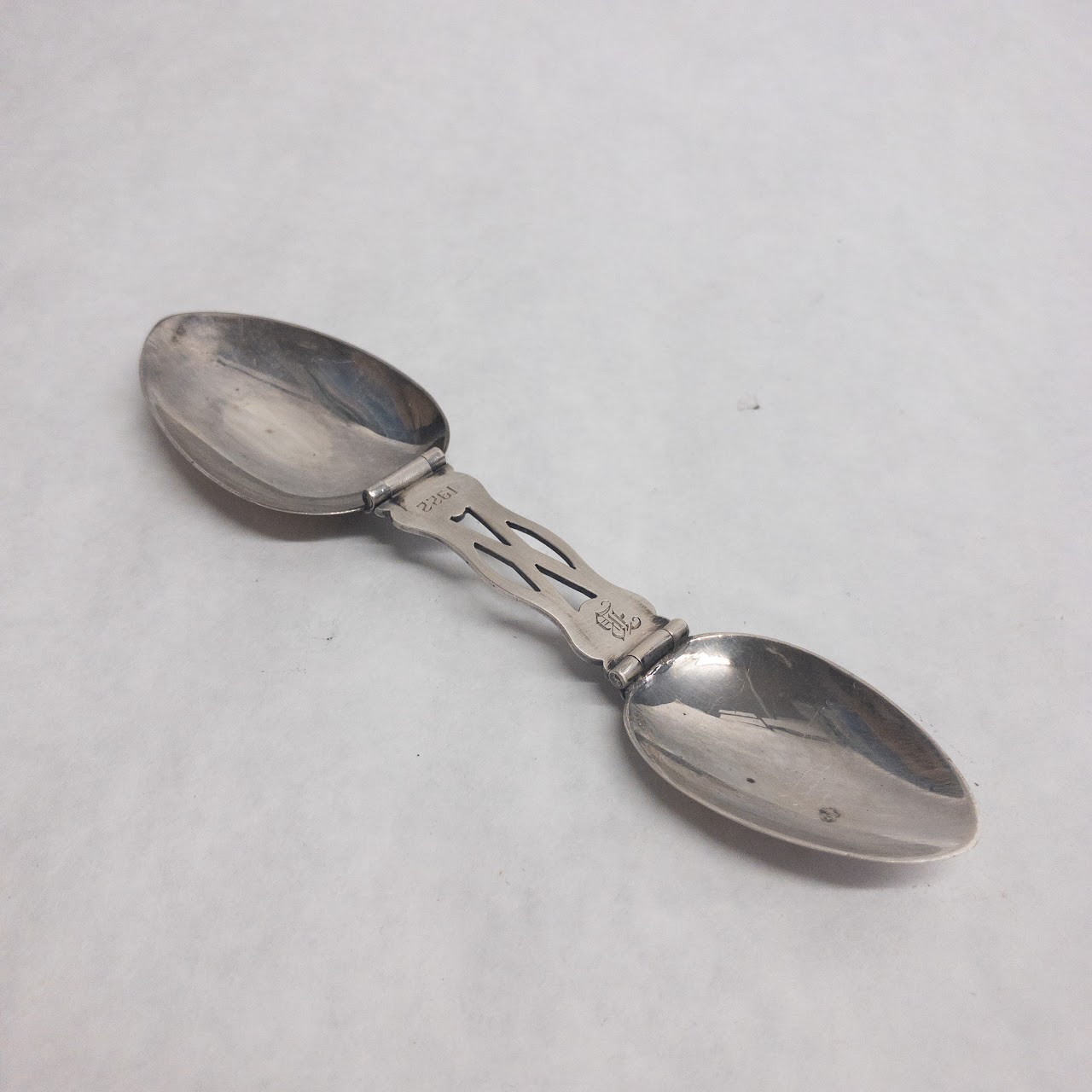 Sterling Silver Antique Folding Spoon