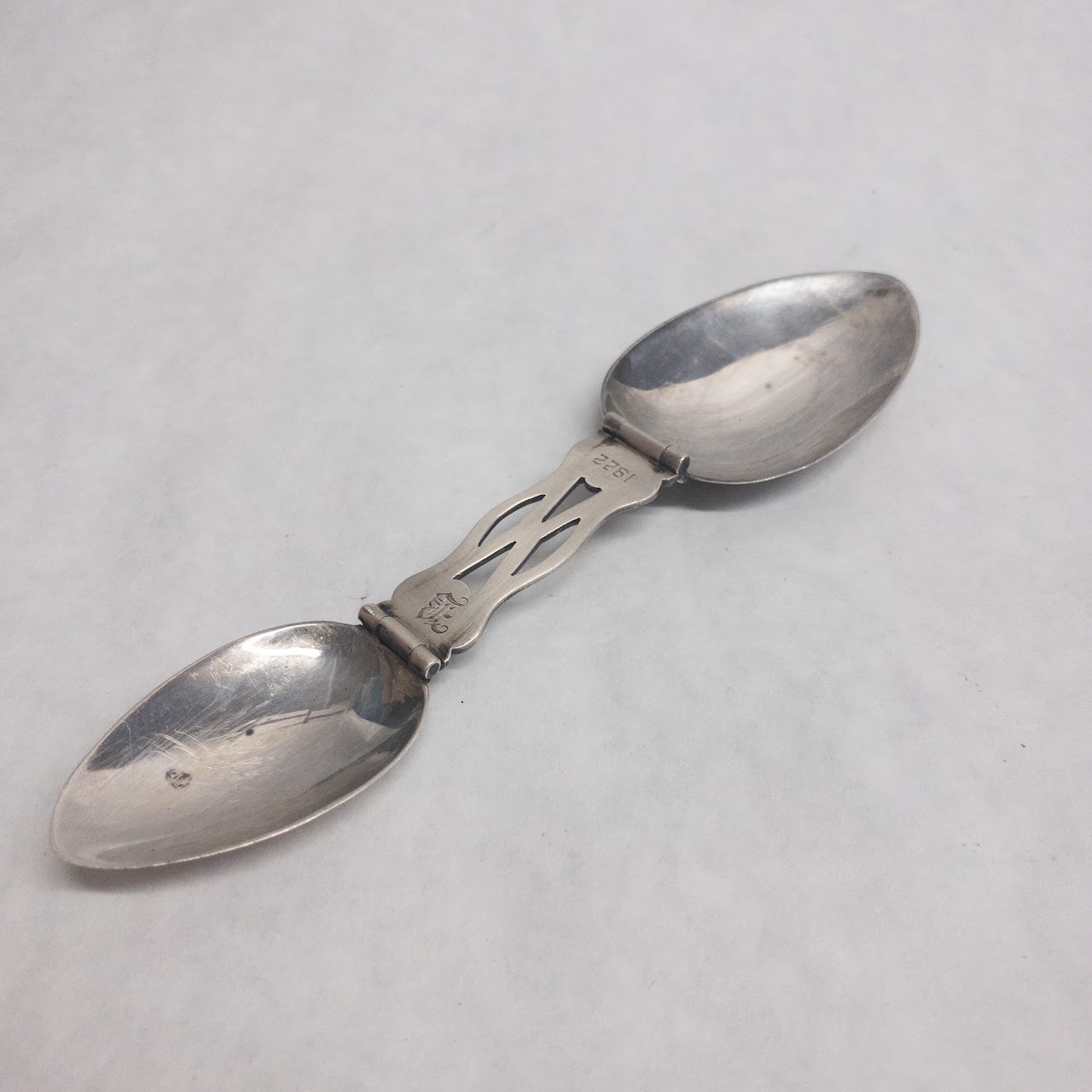 Sterling Silver Antique Folding Spoon