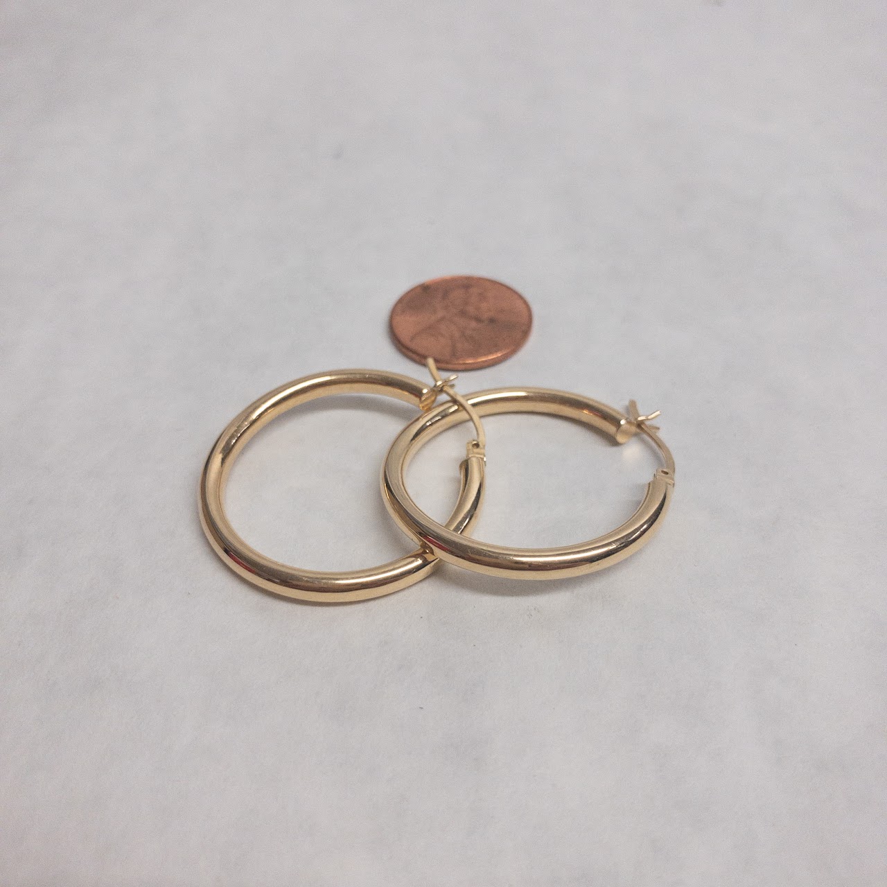 14K Gold Hoop Earrings