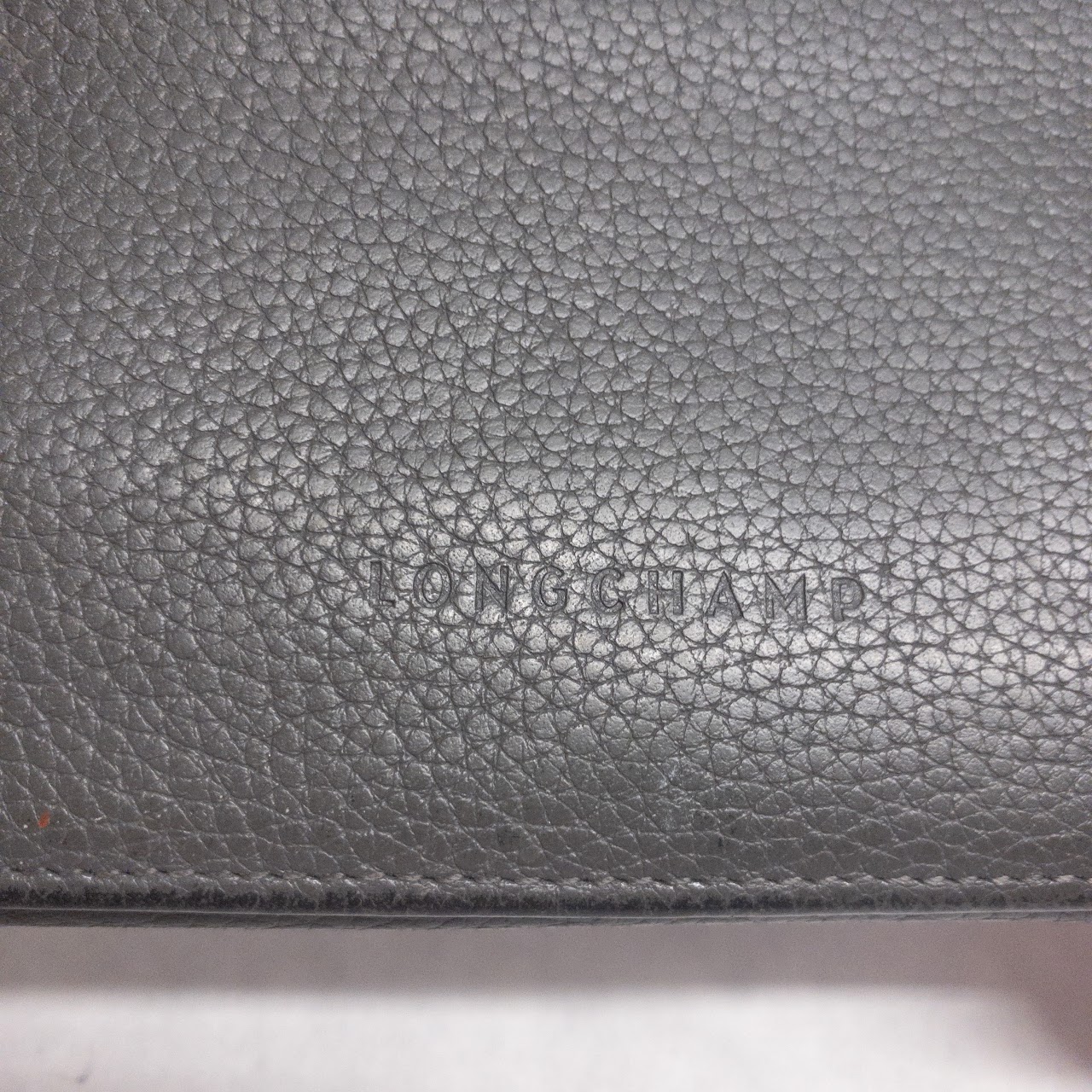 Longchamp Grey Leather Wallet