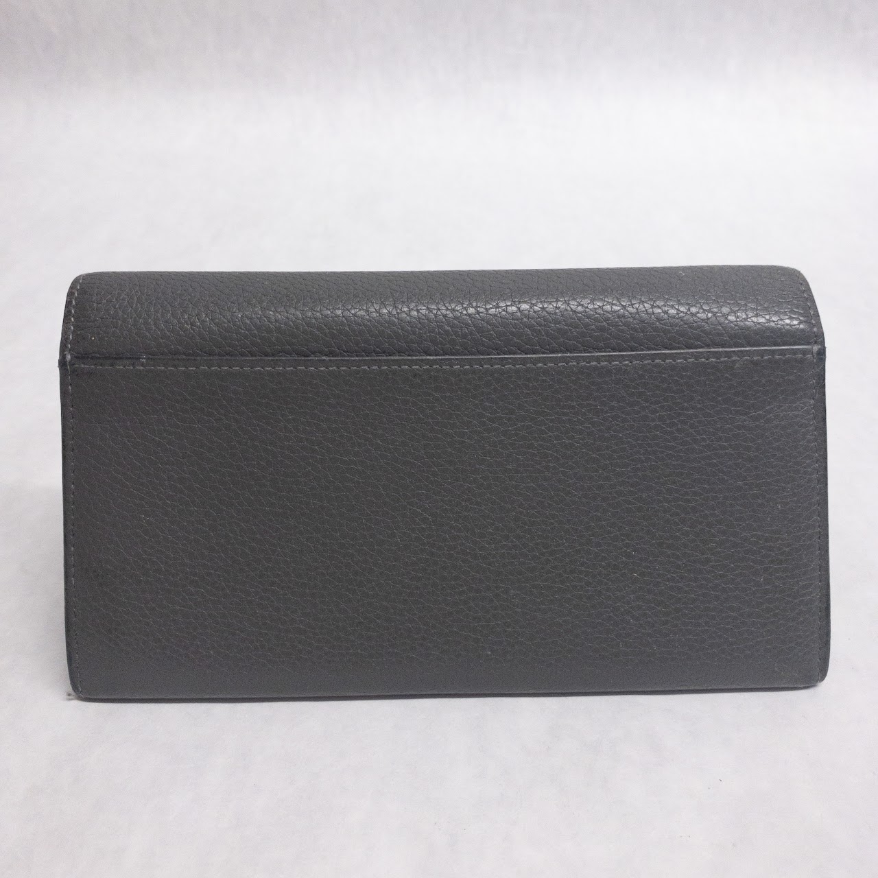 Longchamp Grey Leather Wallet