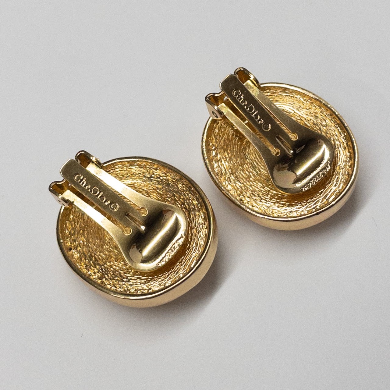 Christian Dior Clip Earrings