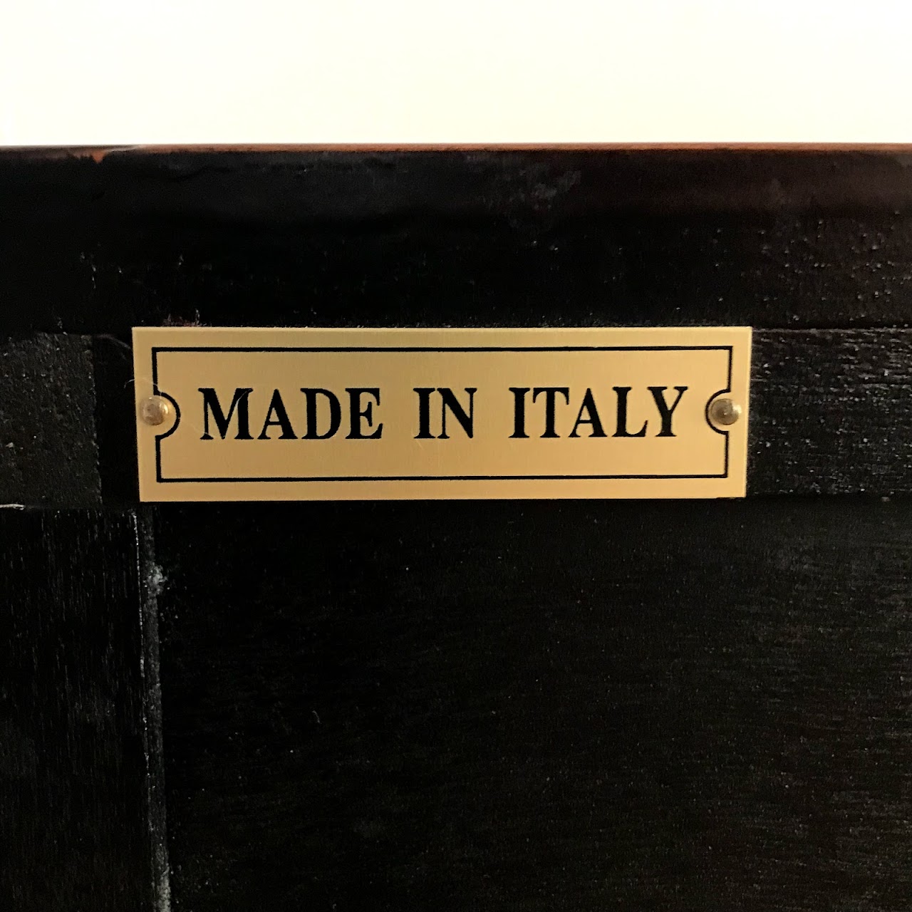 Italian Inlaid Side Table Pair