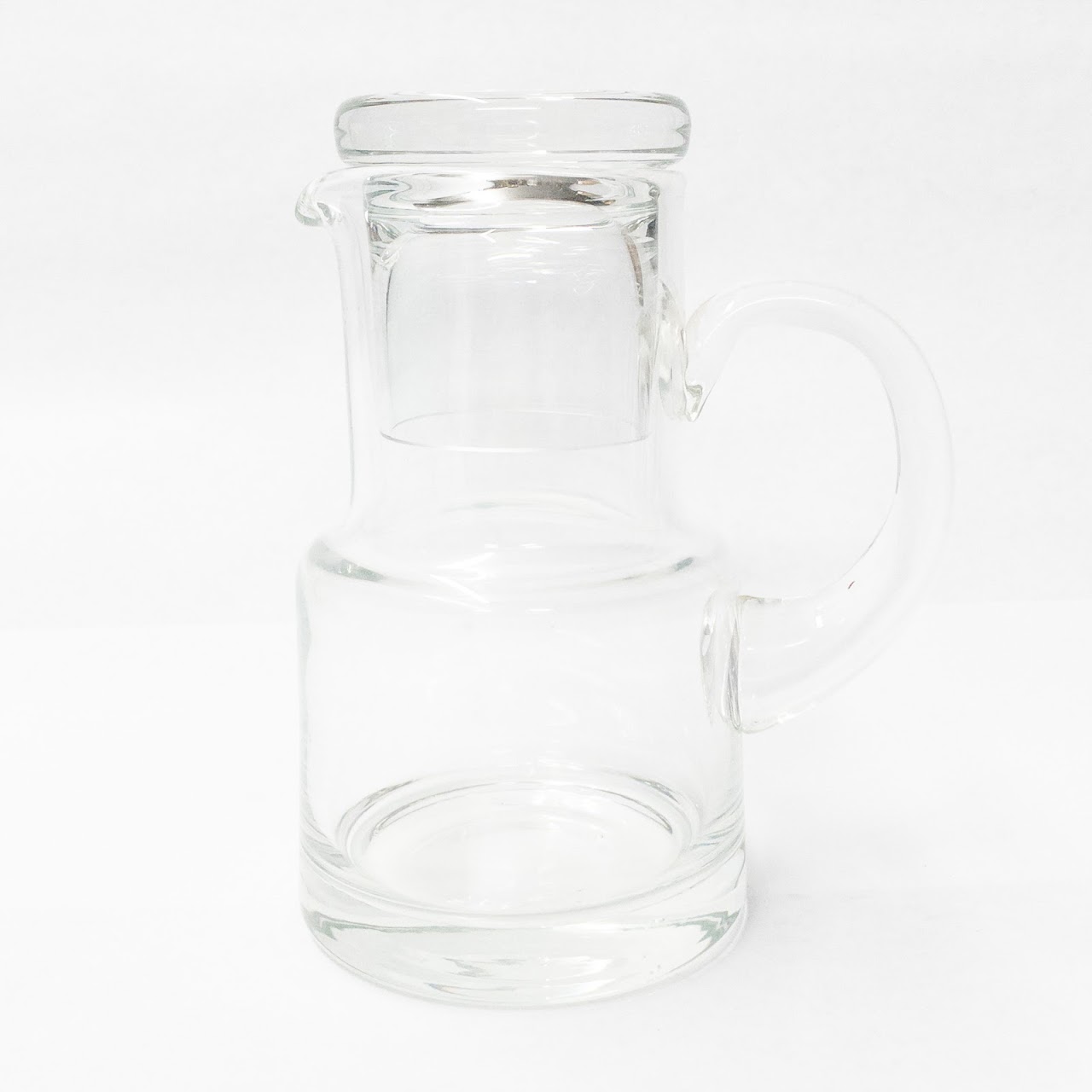 Tiffany & Co Crystal Glass Bedside Water Pitcher Carafe / with lid