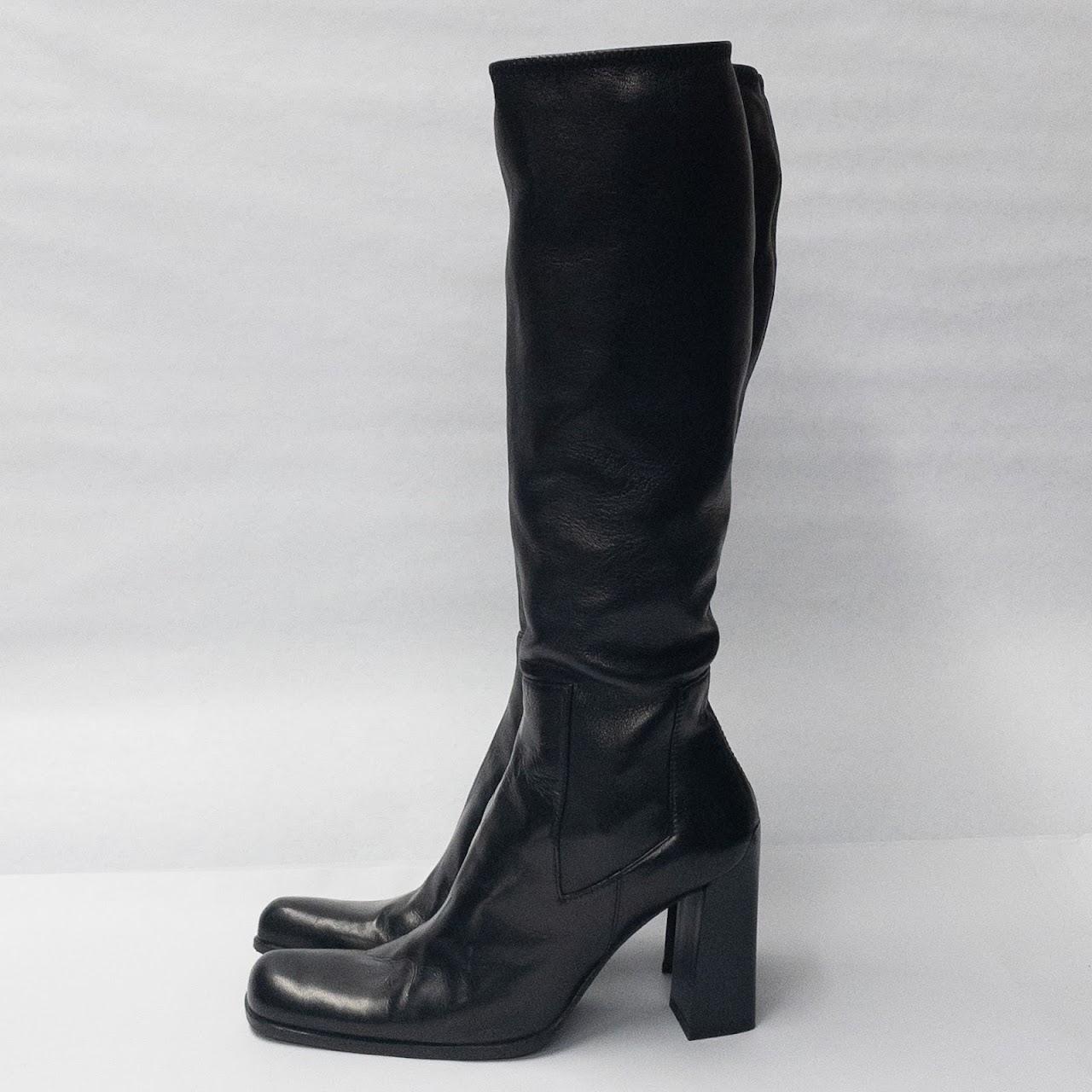 Prada Tall Leather Boots