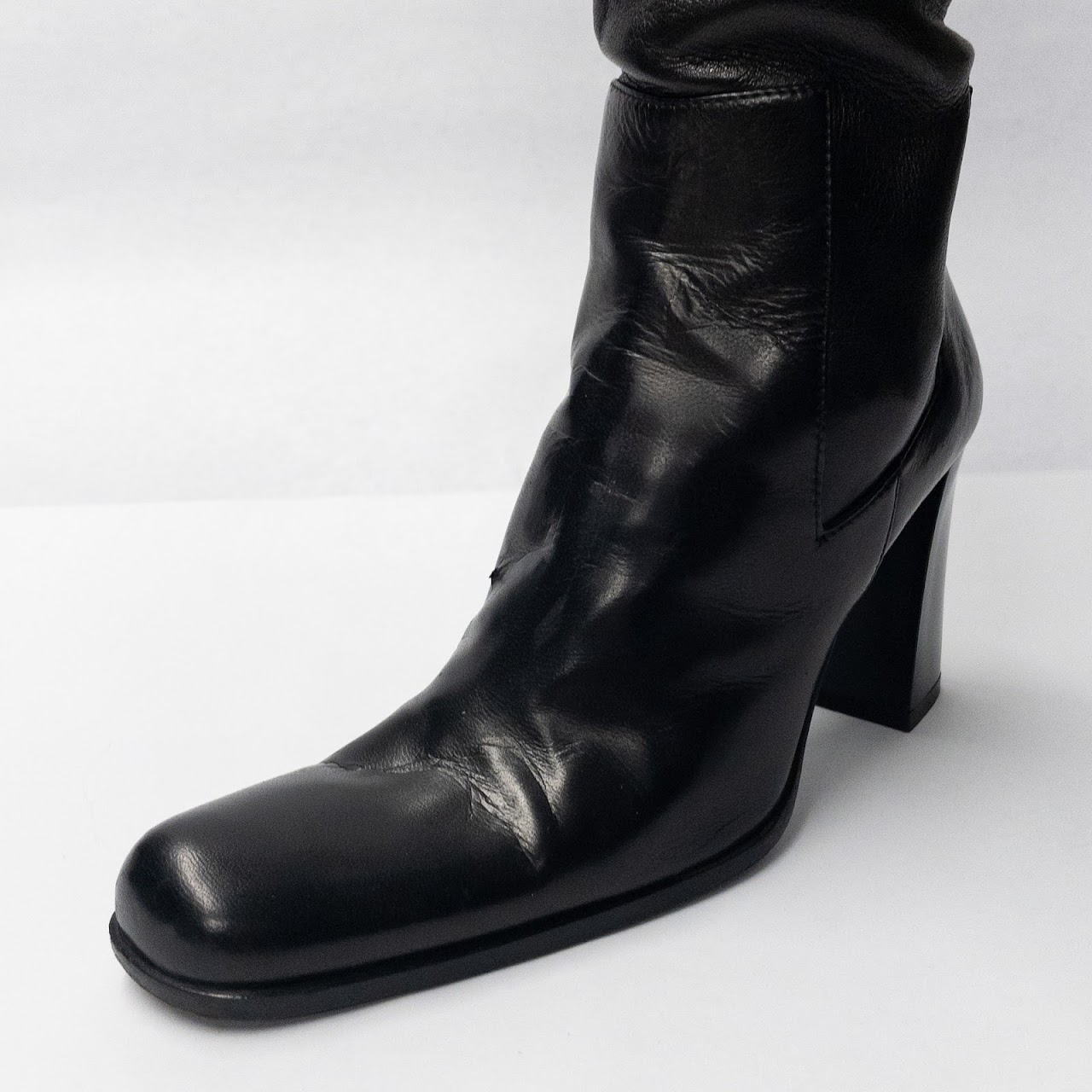 Prada Tall Leather Boots