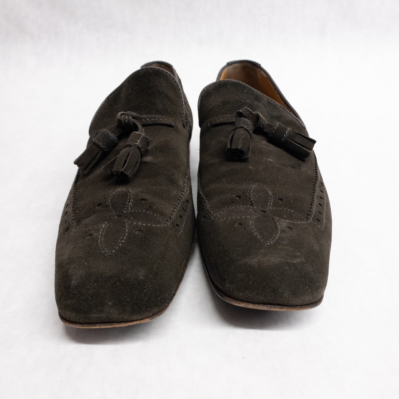 Louis Vuitton Suede Tassel Loafers