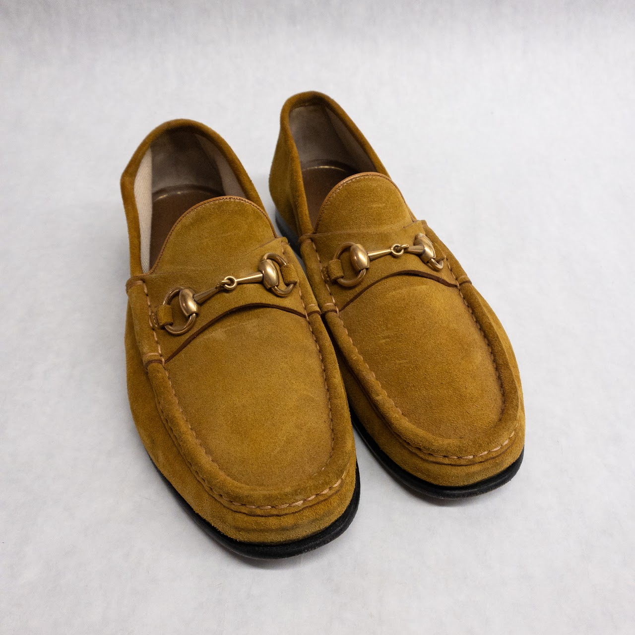 Gucci 1953 Suede Horsebit Loafers