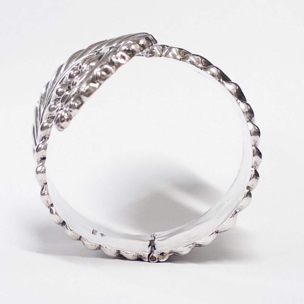 Sterling Silver Botanical Bracelet