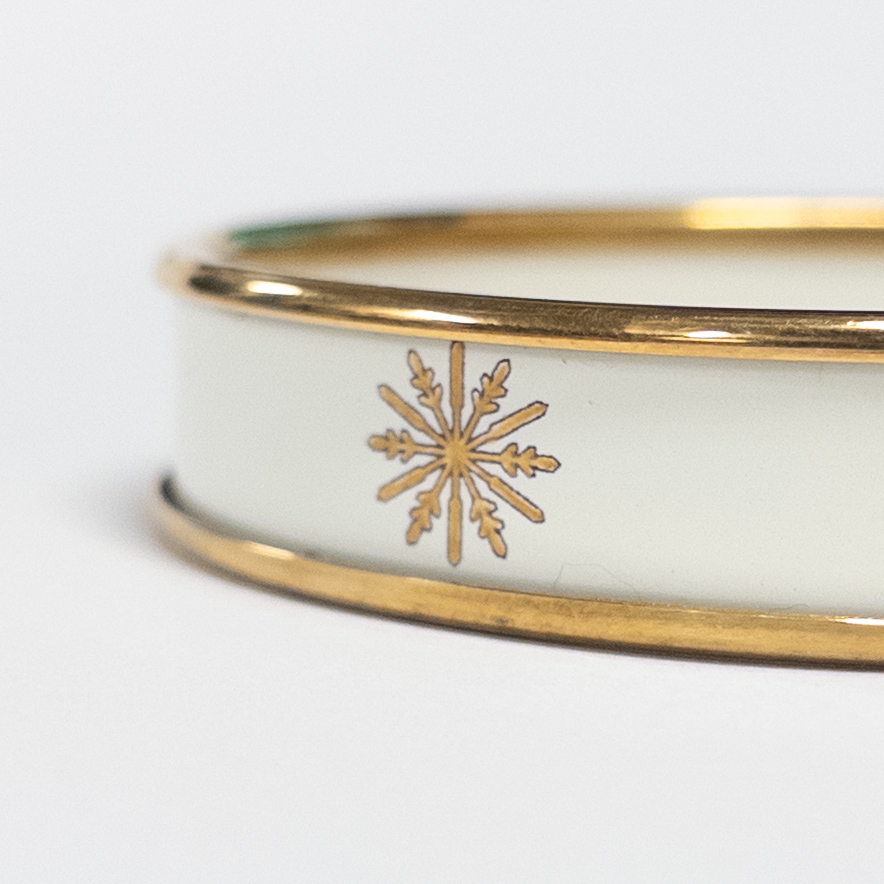 Halcyon Days Snowflake Motif Bangle