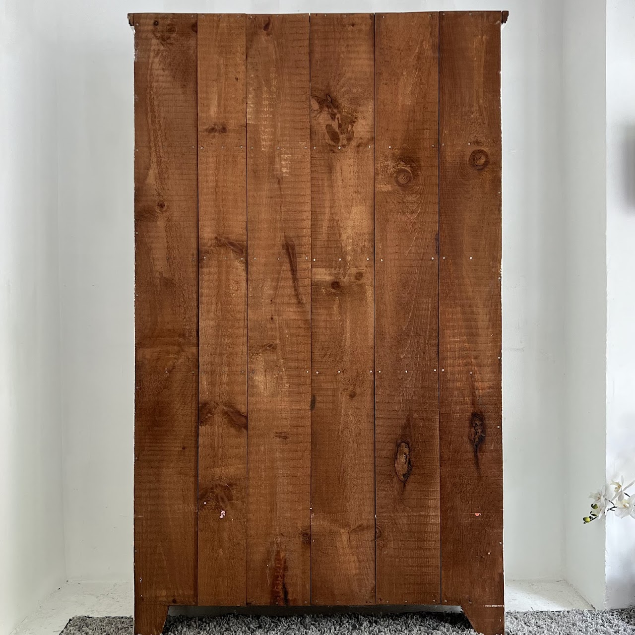 Rustic Painted Pine Hutch