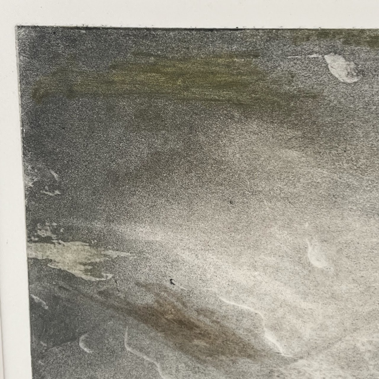 'Silk Road' Signed Contemporary Abstract Etching and Chine Collé