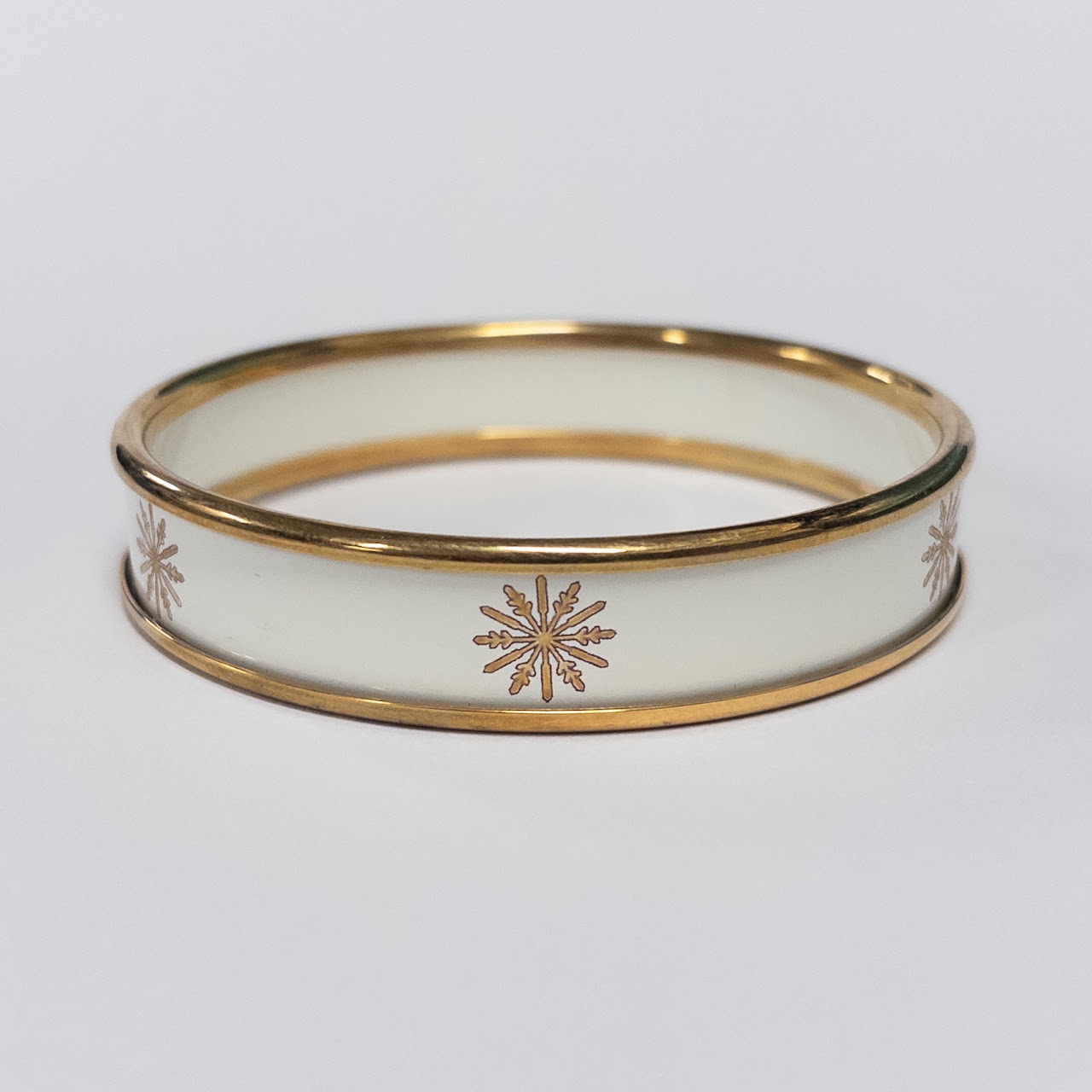 Halcyon Days Snowflake Motif Bangle