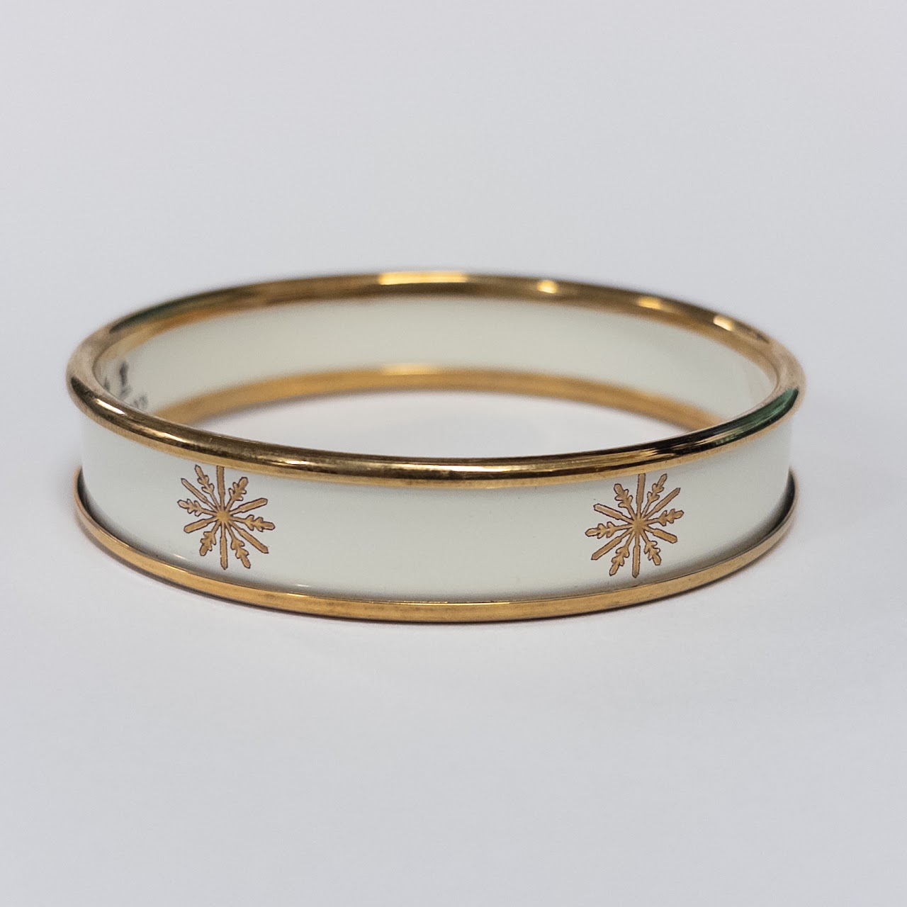 Halcyon Days Snowflake Motif Bangle