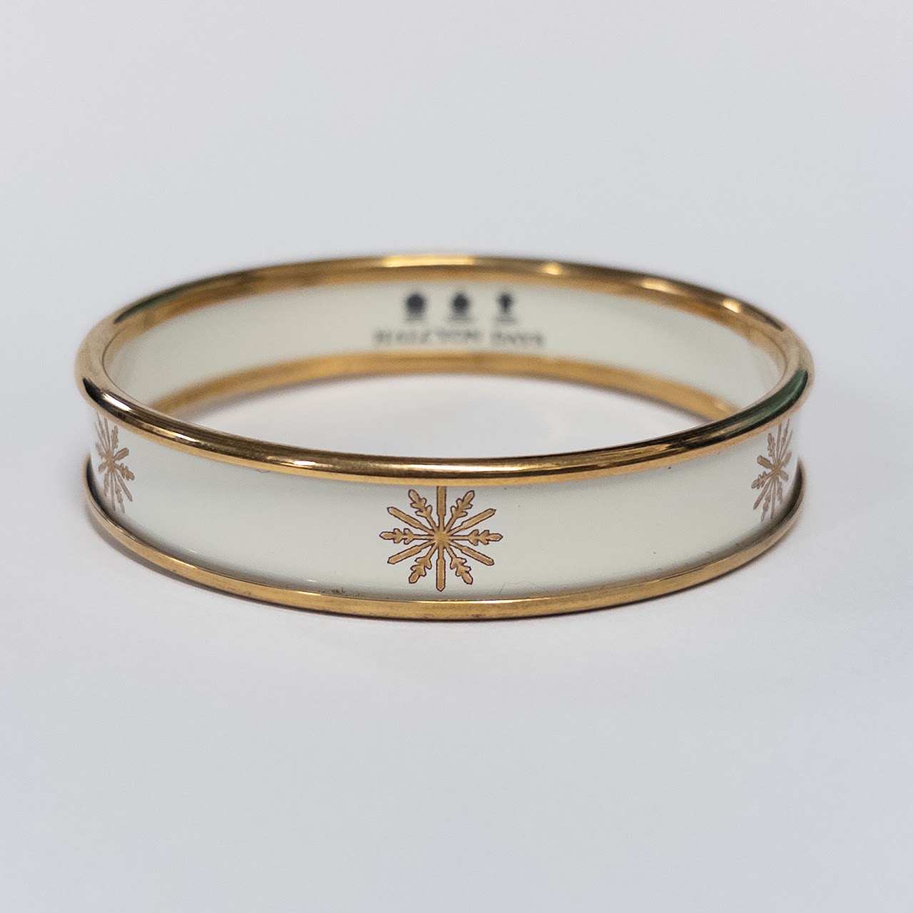 Halcyon Days Snowflake Motif Bangle