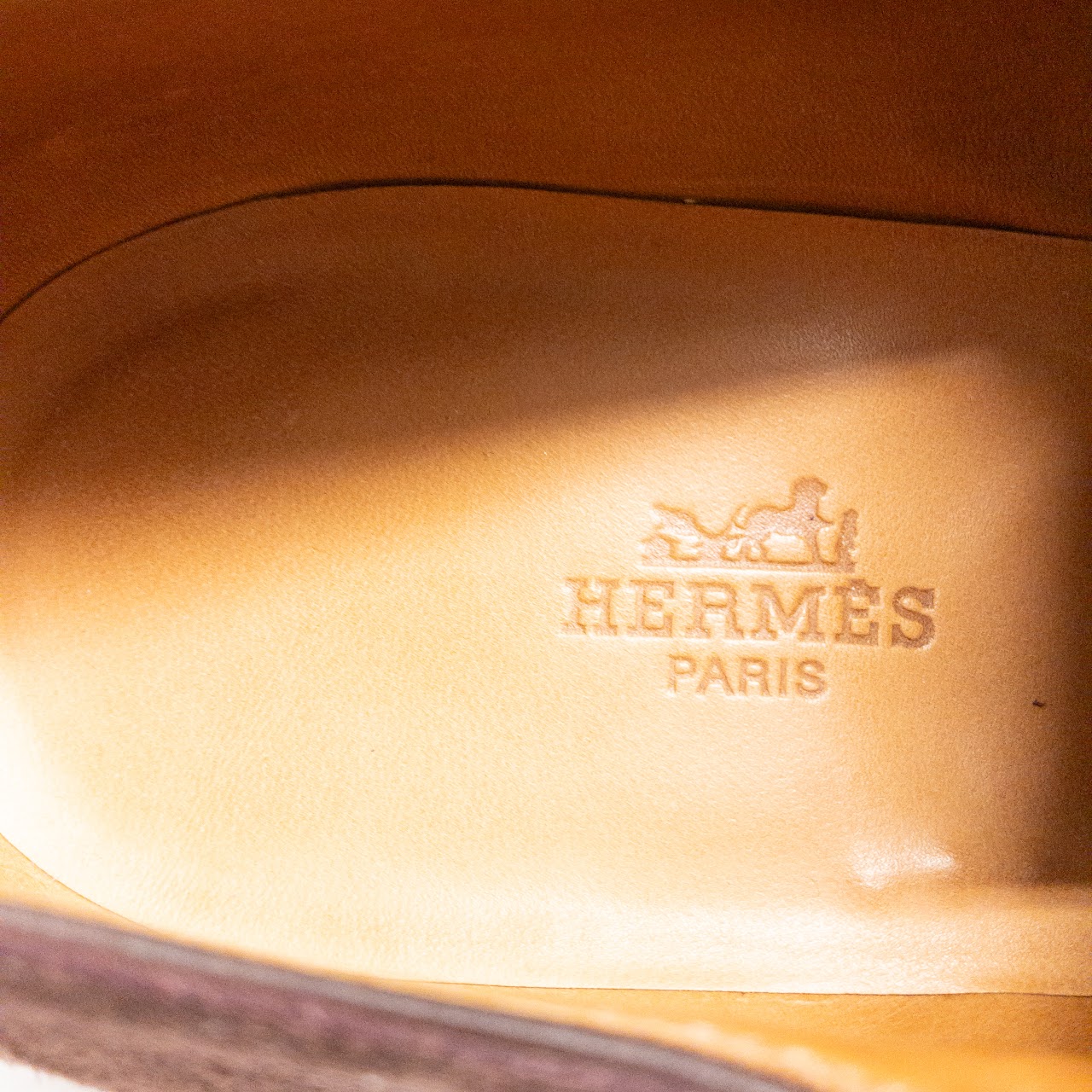 Hermès Suede Monk Strap Shoes