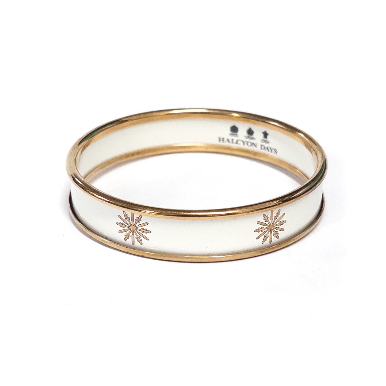 Halcyon Days Snowflake Motif Bangle