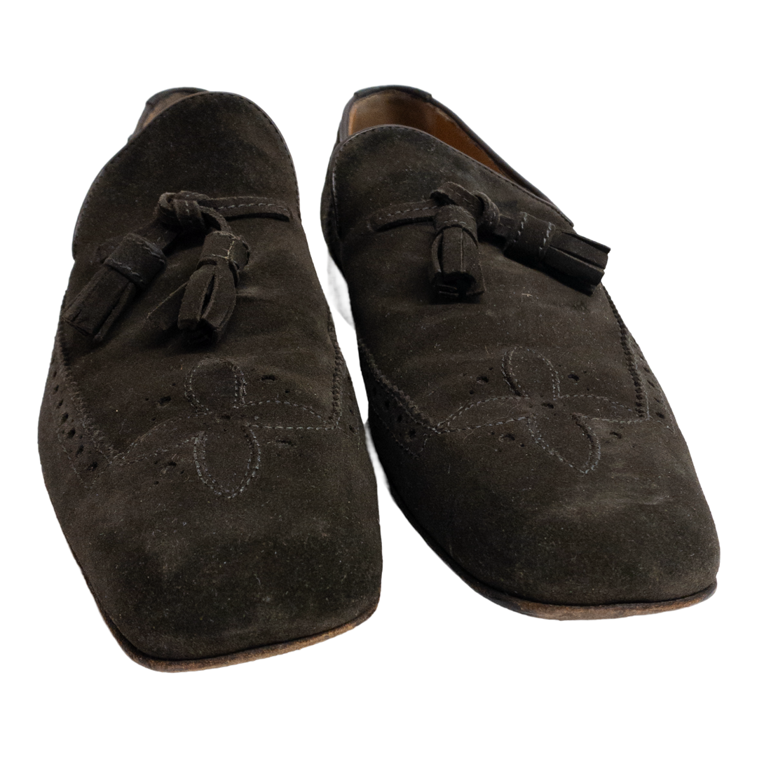 Louis Vuitton Suede Tassel Loafers