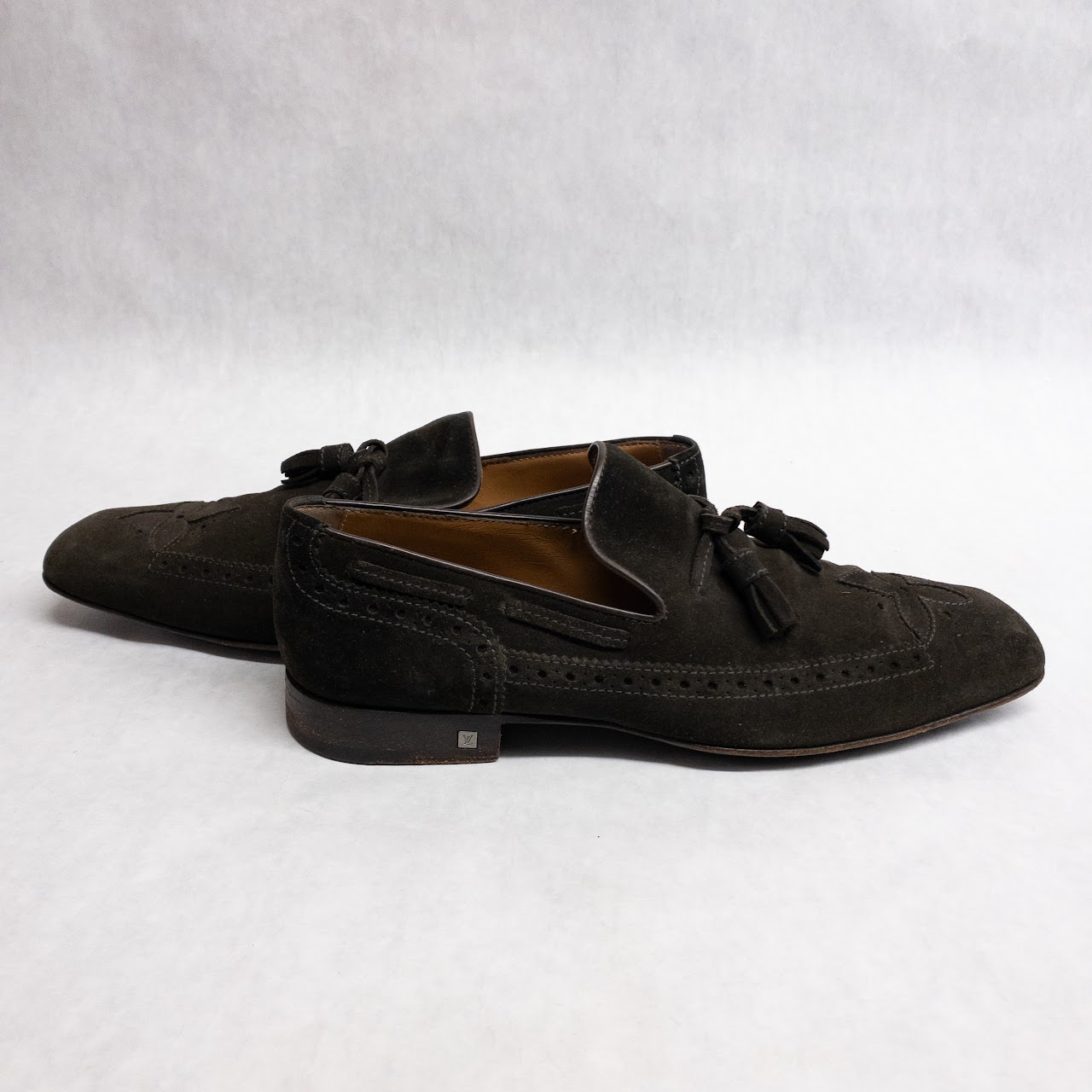 Louis Vuitton Suede Tassel Loafers