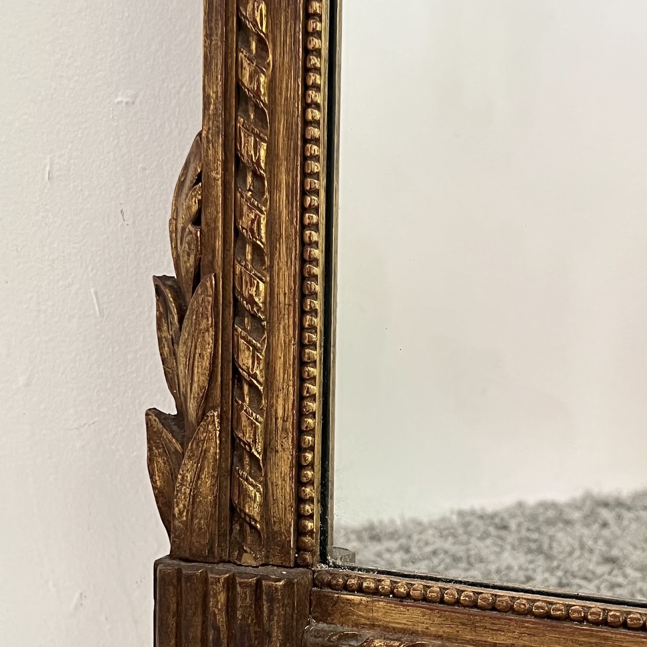 Louis XVI Style Giltwood Mirror