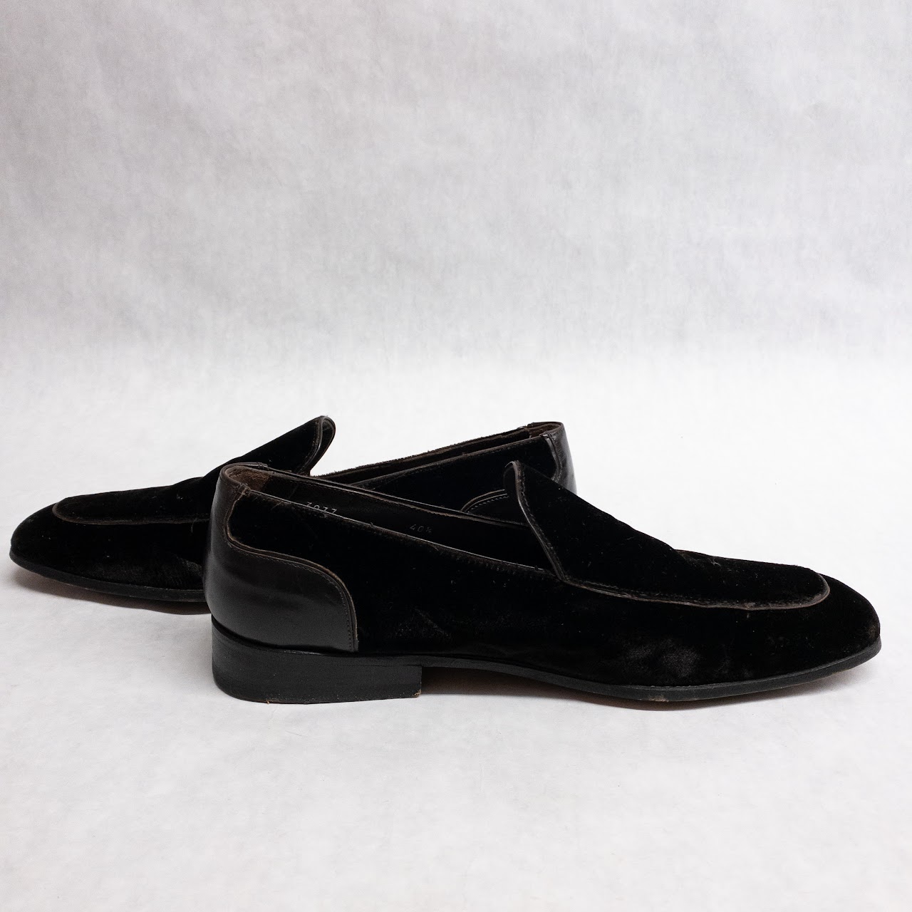 Yves Saint Laurent Rive Gauche Velvet Loafers