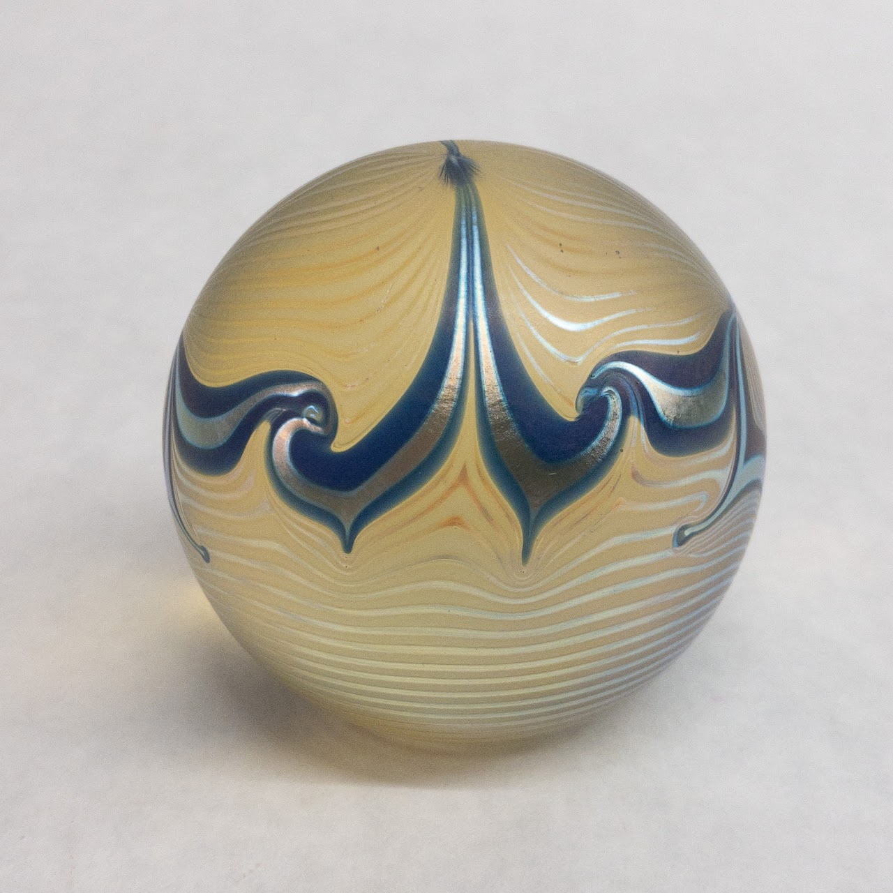 Signed Art Glass Paperweight