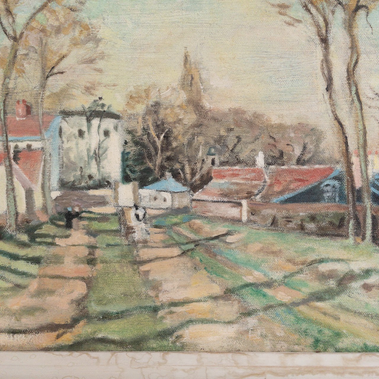 FR Signed Small Town Painting