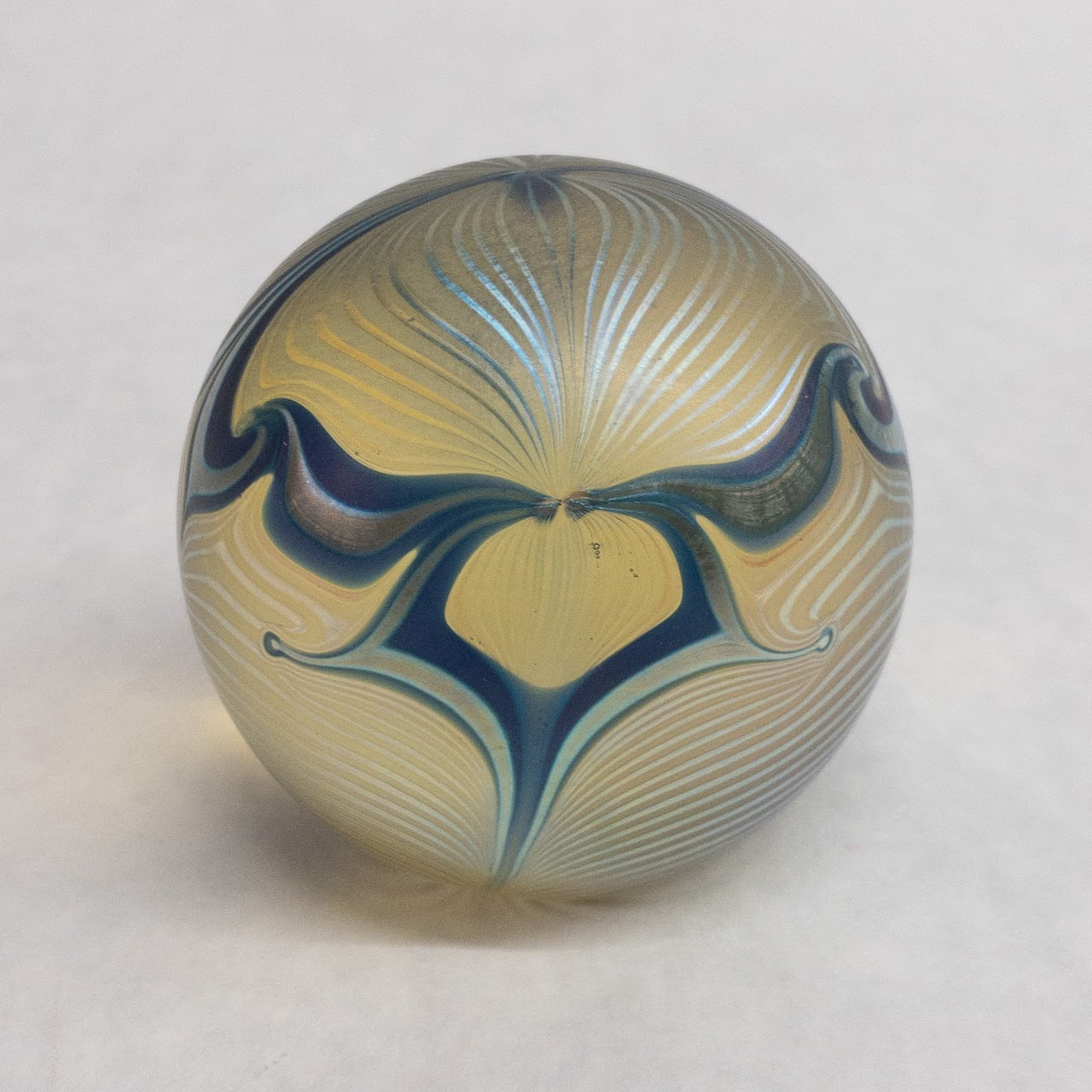 Signed Art Glass Paperweight