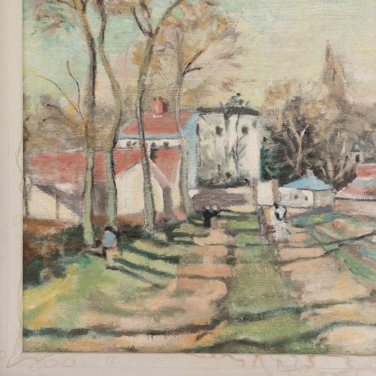 FR Signed Small Town Painting