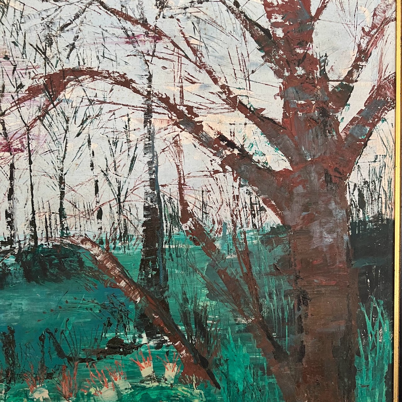 Abstract Tree Painting