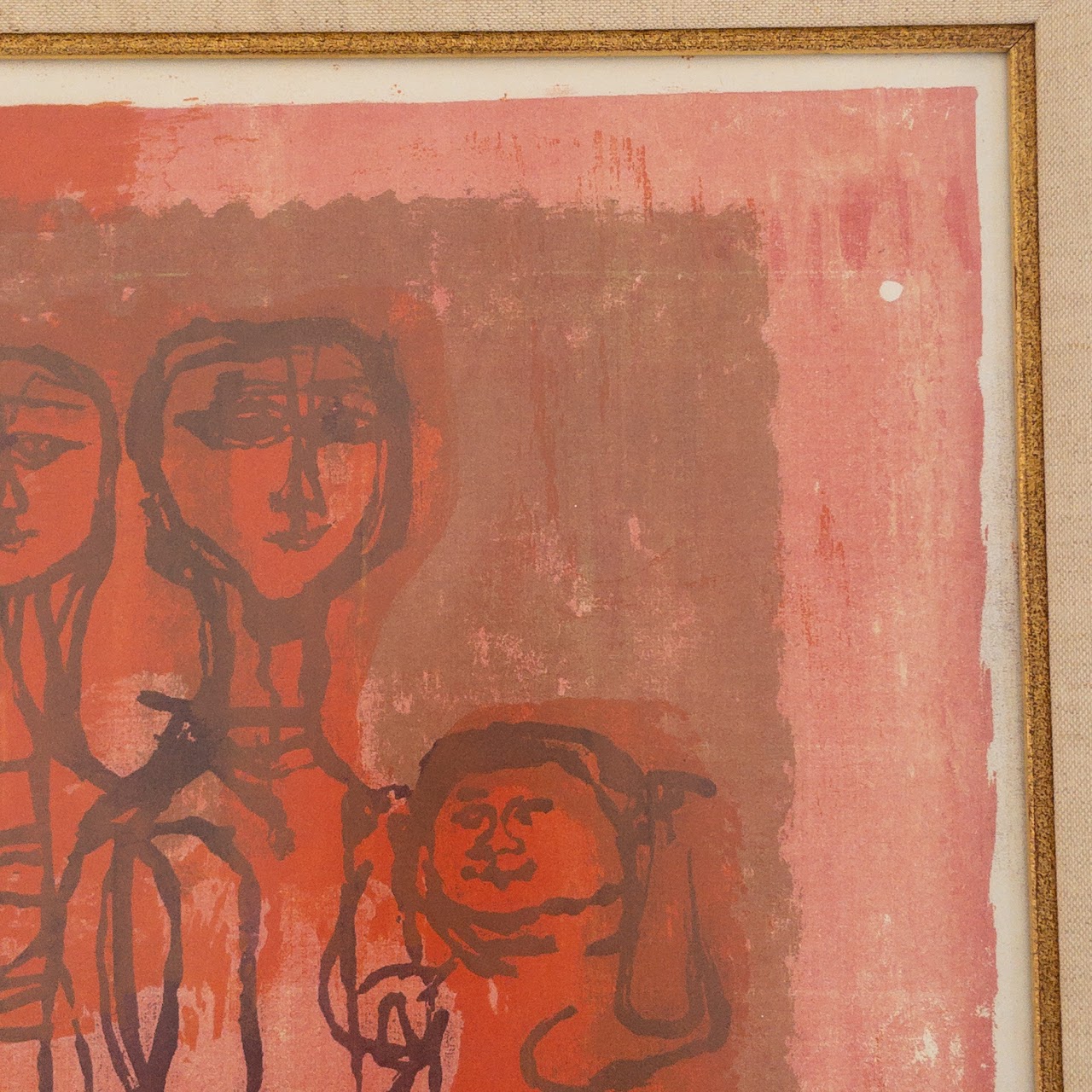 Rosemary Zwick Signed 'Family' Lithograph