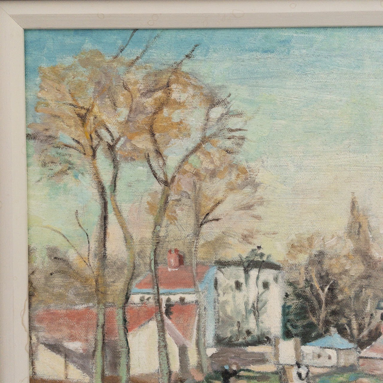 FR Signed Small Town Painting