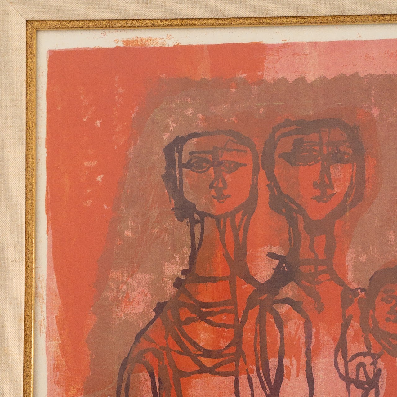 Rosemary Zwick Signed 'Family' Lithograph