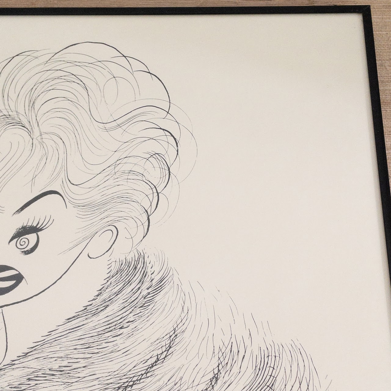 Al Hirschfeld 'Lucille Ball: First Lady of Comedy' Poster