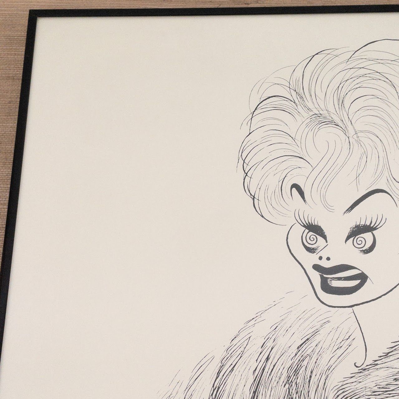 Al Hirschfeld 'Lucille Ball: First Lady of Comedy' Poster