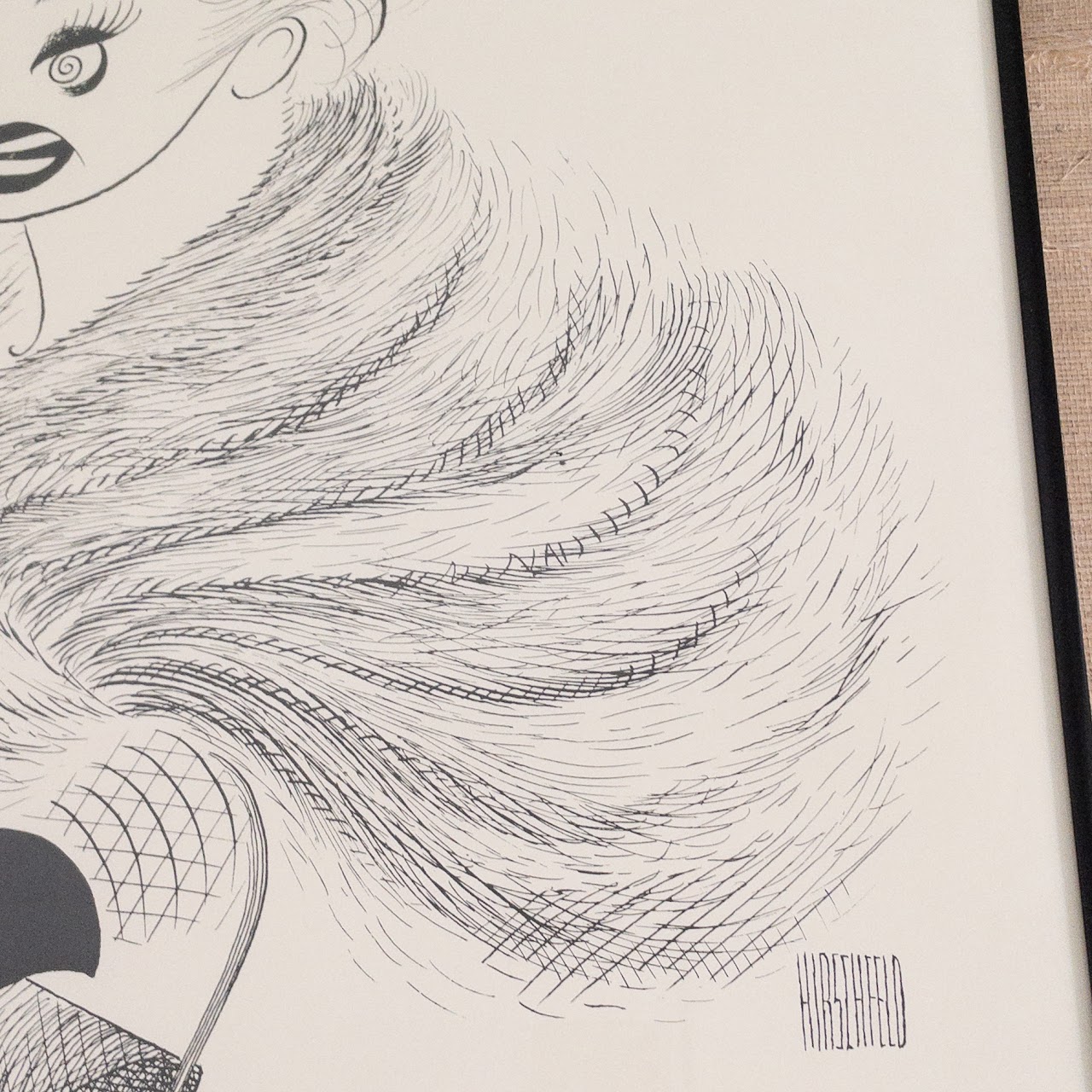 Al Hirschfeld 'Lucille Ball: First Lady of Comedy' Poster