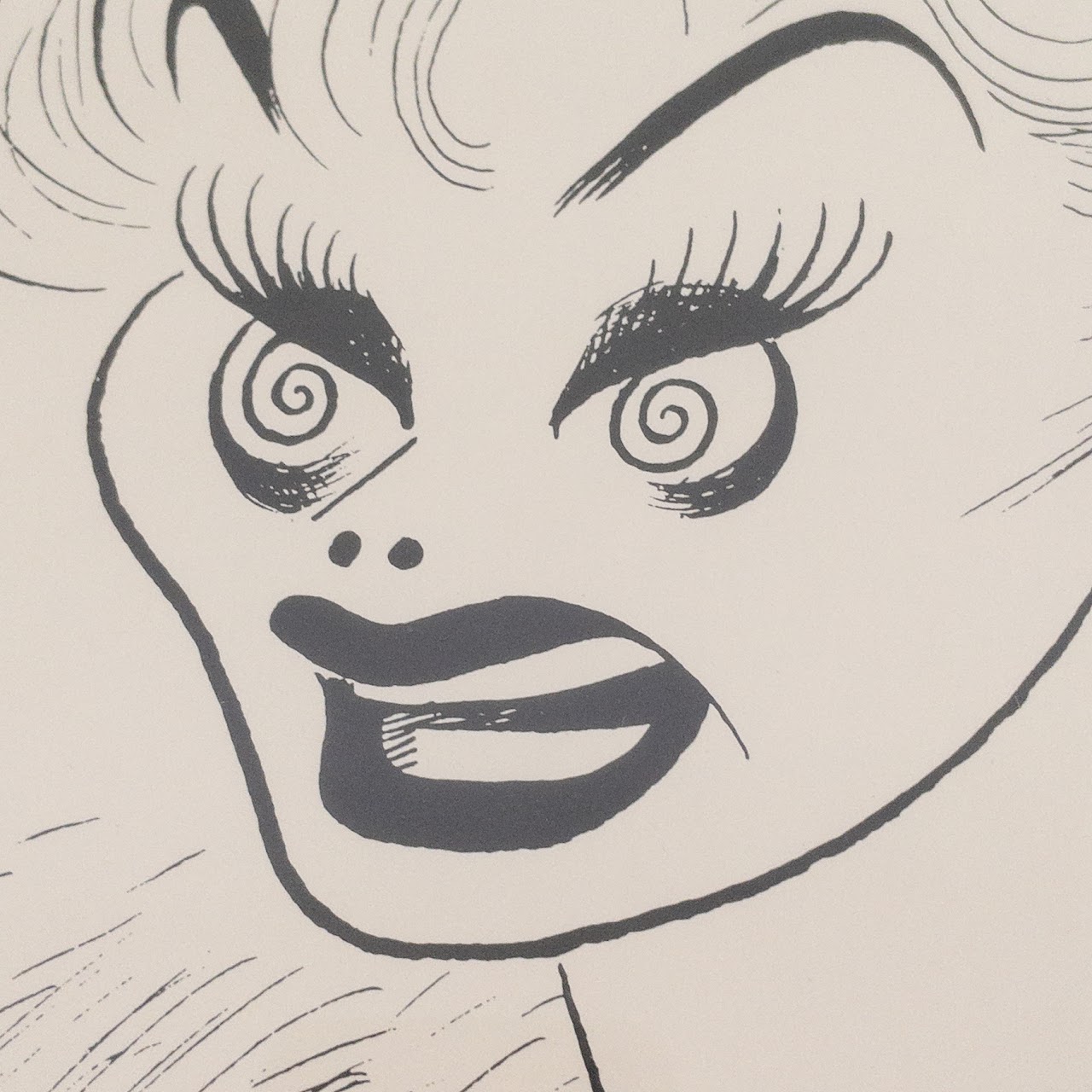 Al Hirschfeld 'Lucille Ball: First Lady of Comedy' Poster