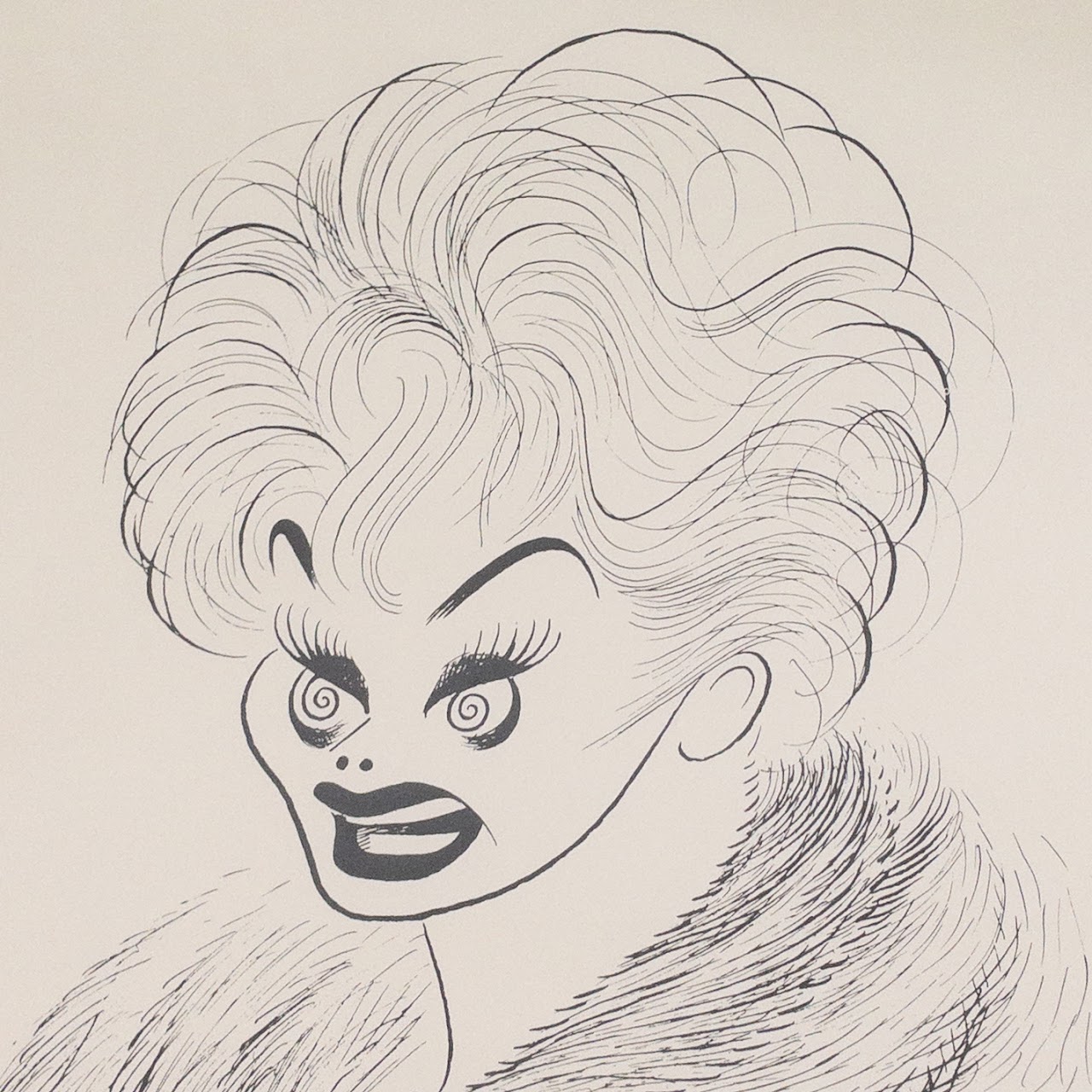 Al Hirschfeld 'Lucille Ball: First Lady of Comedy' Poster