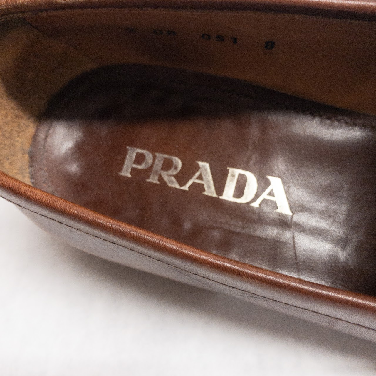 Prada Square Tip Loafers