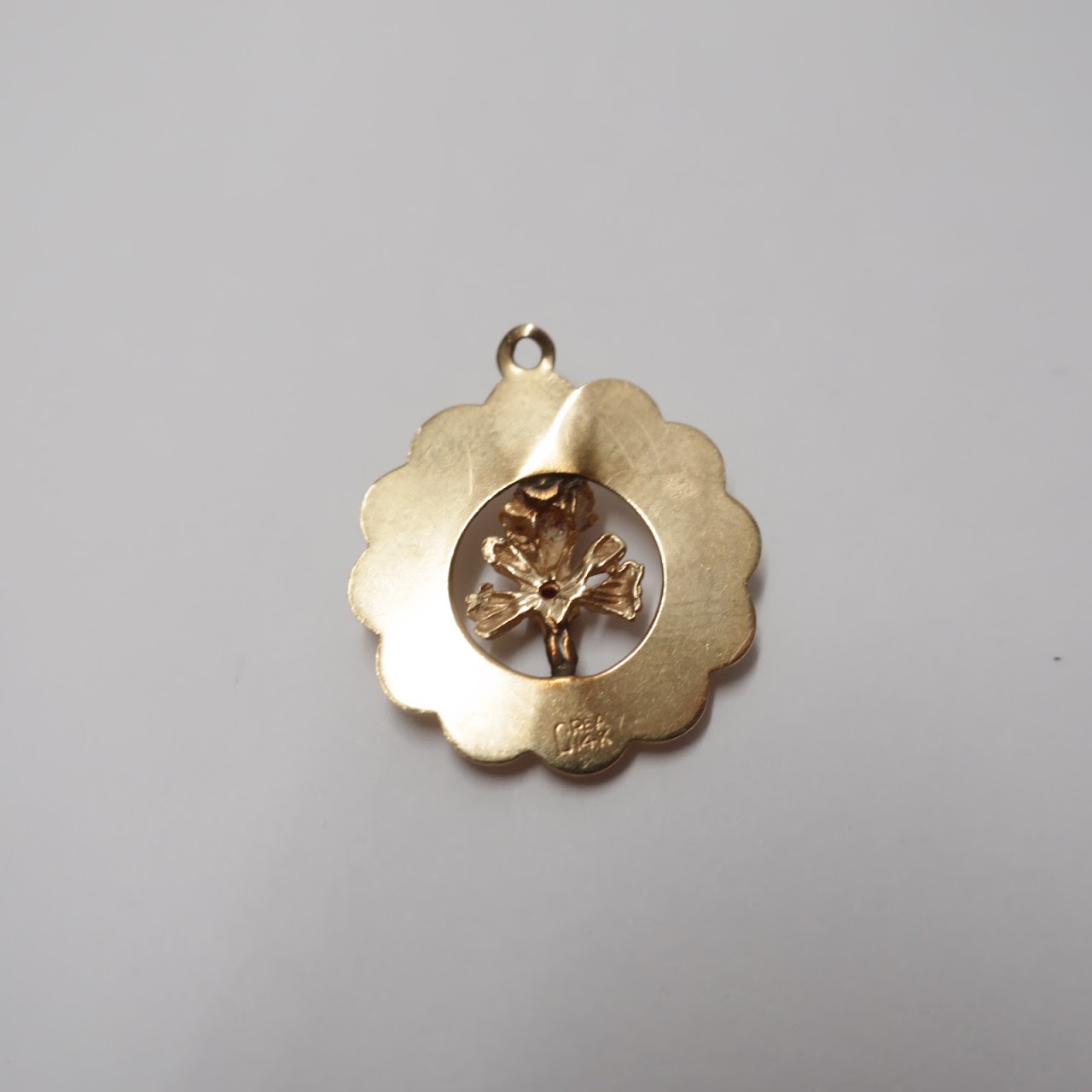 14k Gold 'Mother' Charm