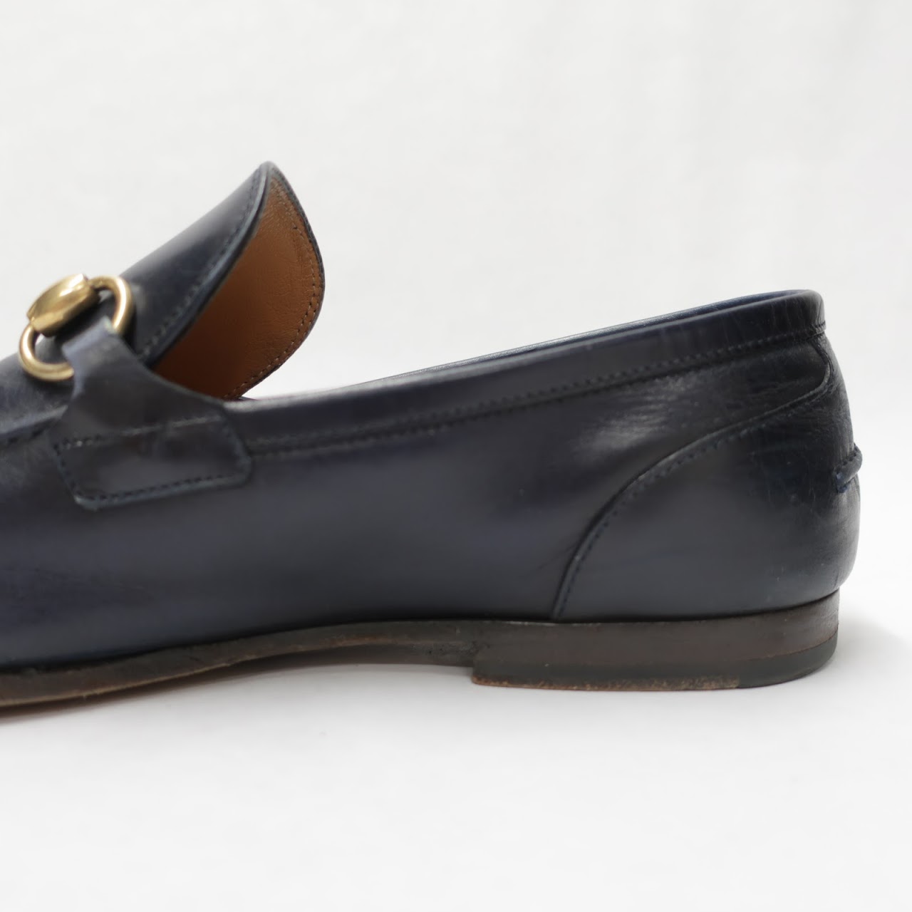 Gucci Navy Loafers