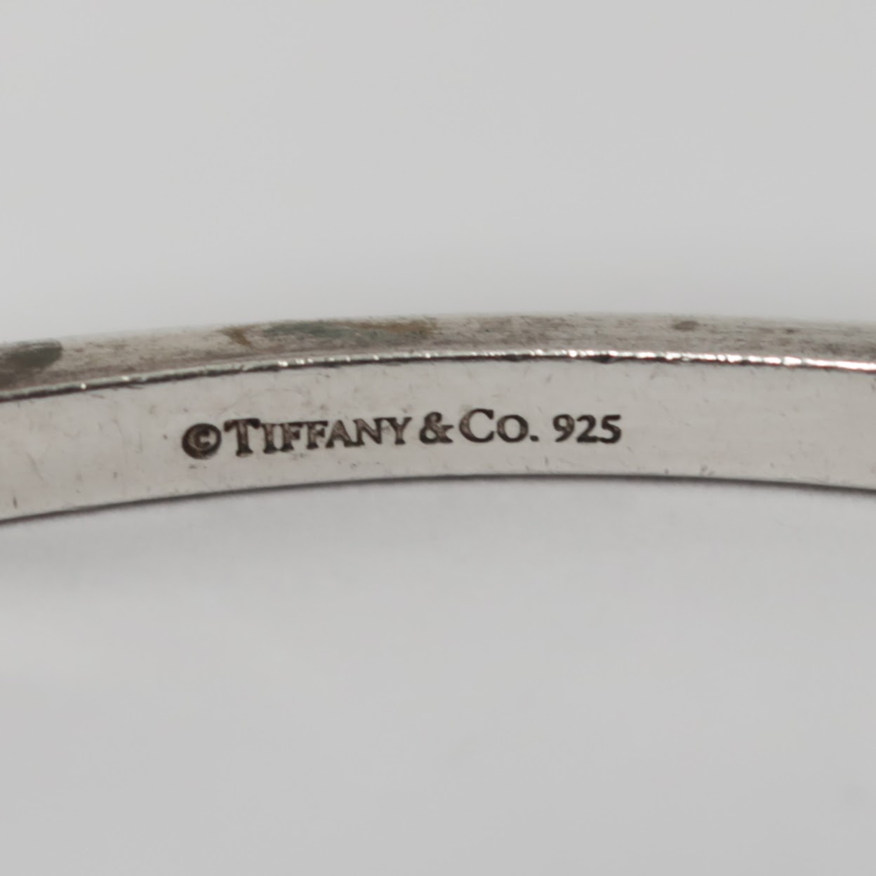 Tiffany & Co. Sterling Silver Hearts Bangle