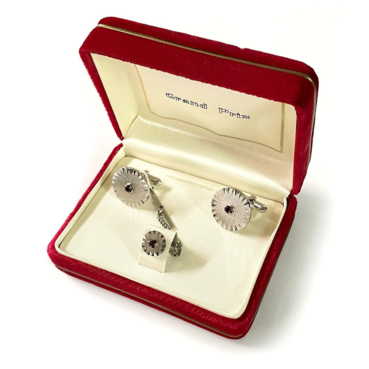 Sterling Silver Cufflinks Boxed  Set