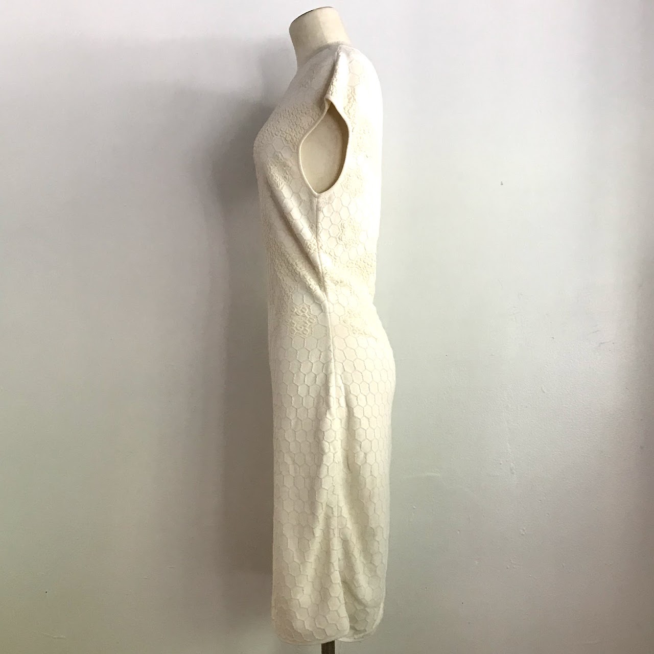 Alexander McQueen Honeycomb Knit Dress