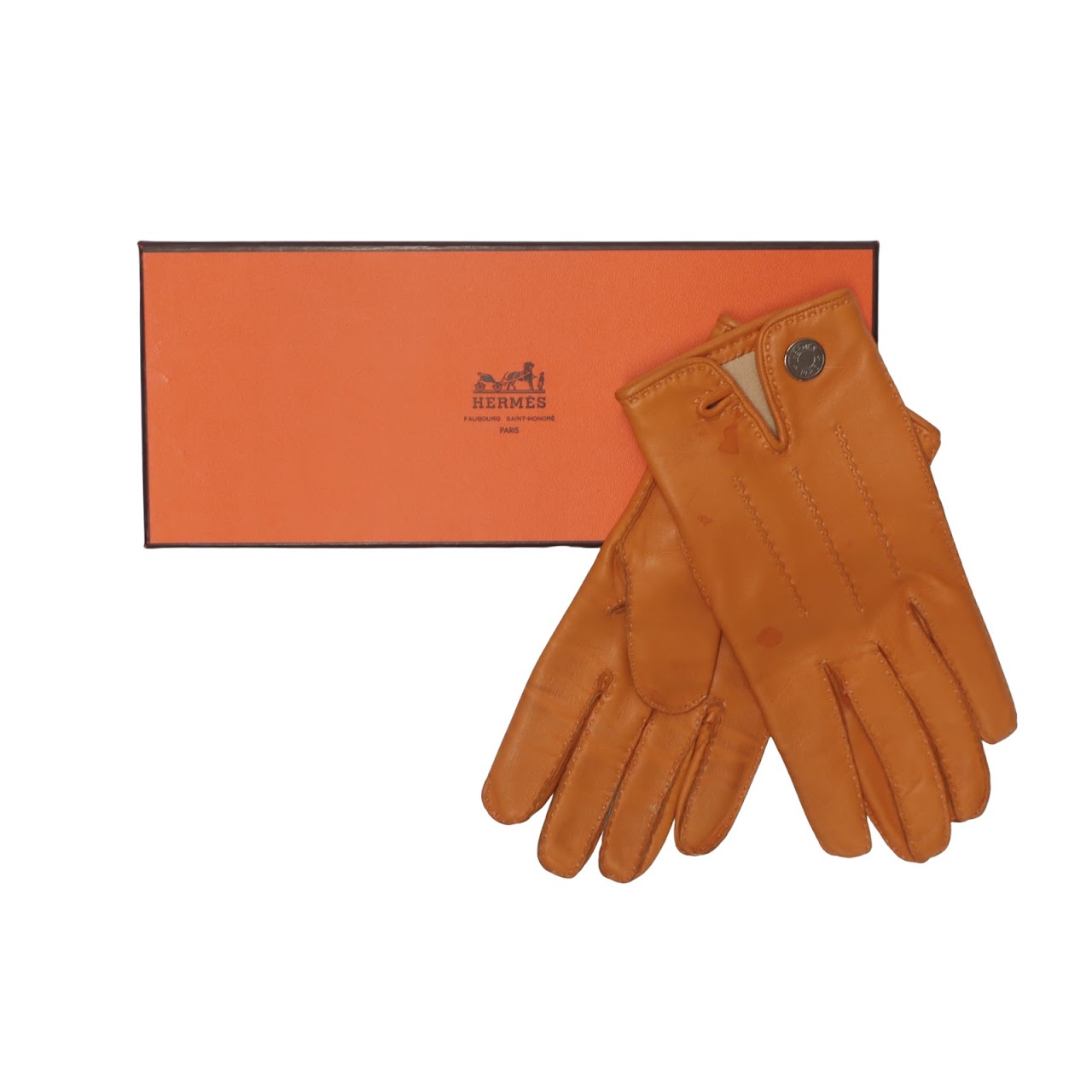 Hermès Lambskin Gloves