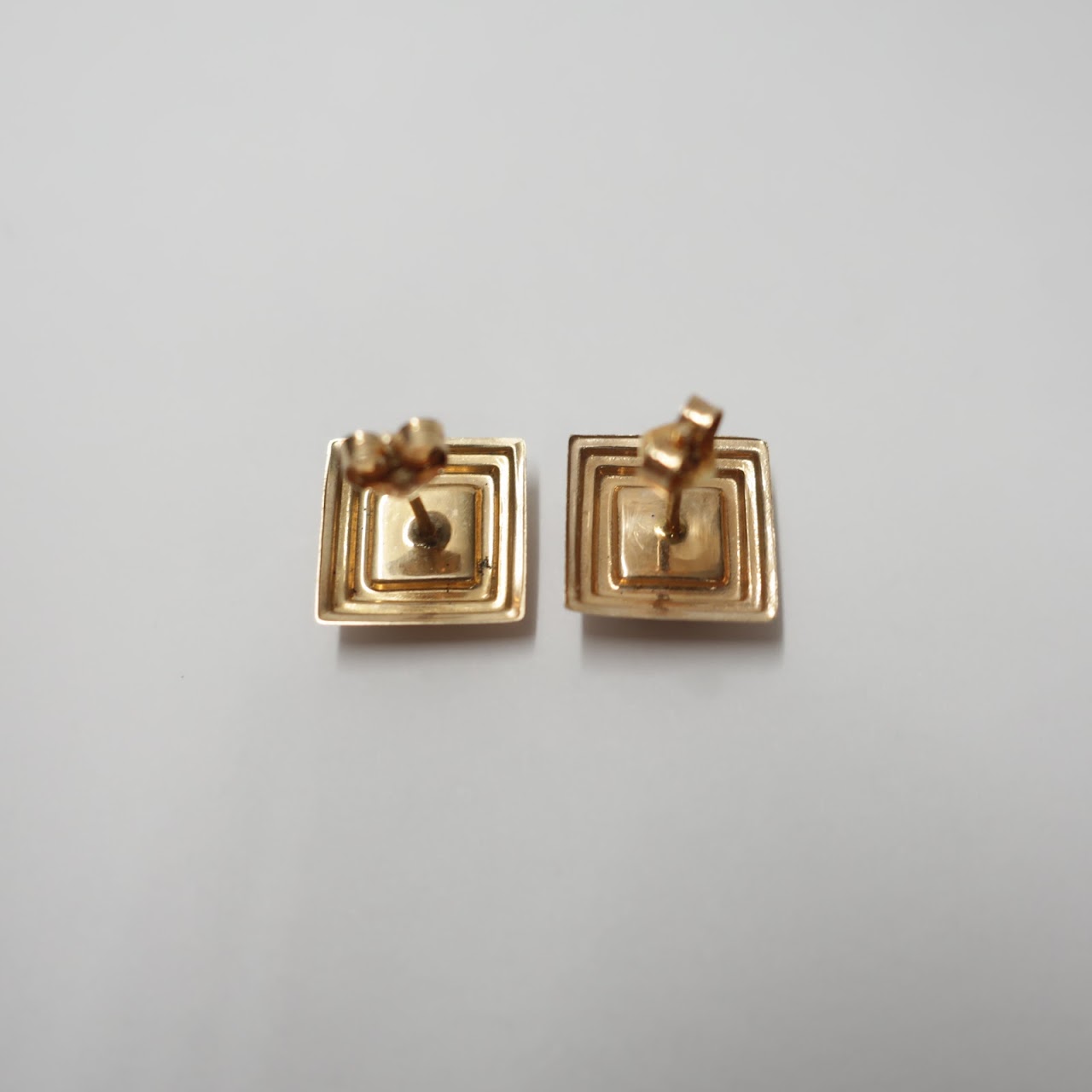 14K Gold & Onyx Earrings