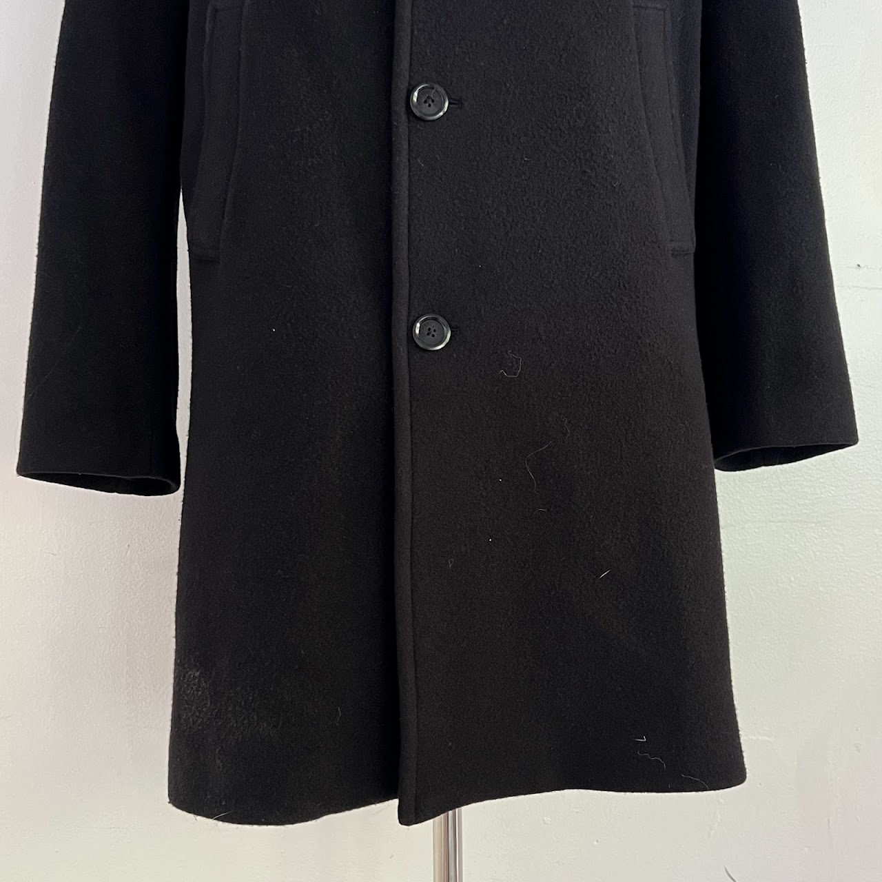 Moschino Couture Virgin Wool-Blend Coat